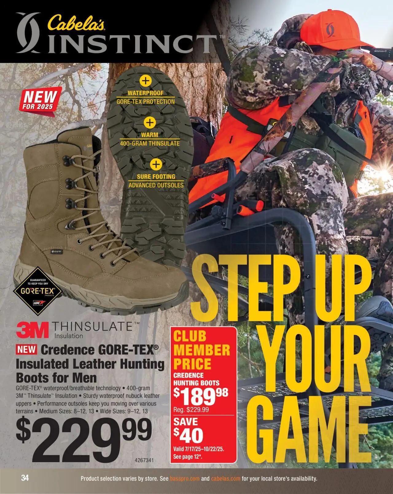 cabelas - Cabela's Hunting Master 25 - from Monday 08/11 2025 - page: 34