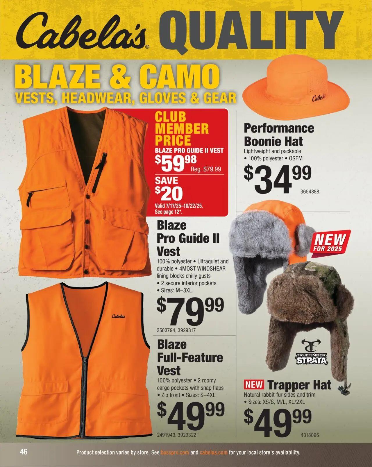 cabelas - Cabela's Hunting Master 25 - from Monday 08/11 2025 - page: 46