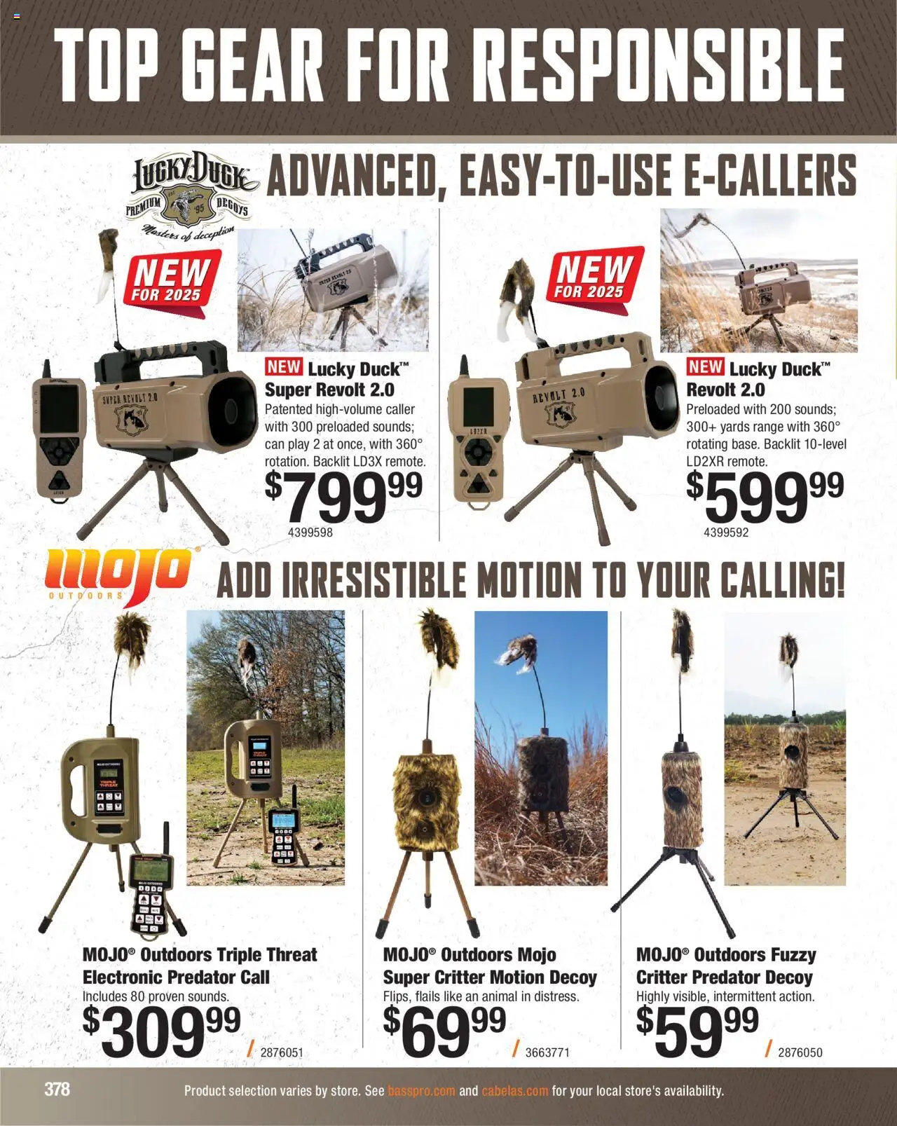 cabelas - Cabela's Hunting Master 25 - from Monday 08/11 2025 - page: 378