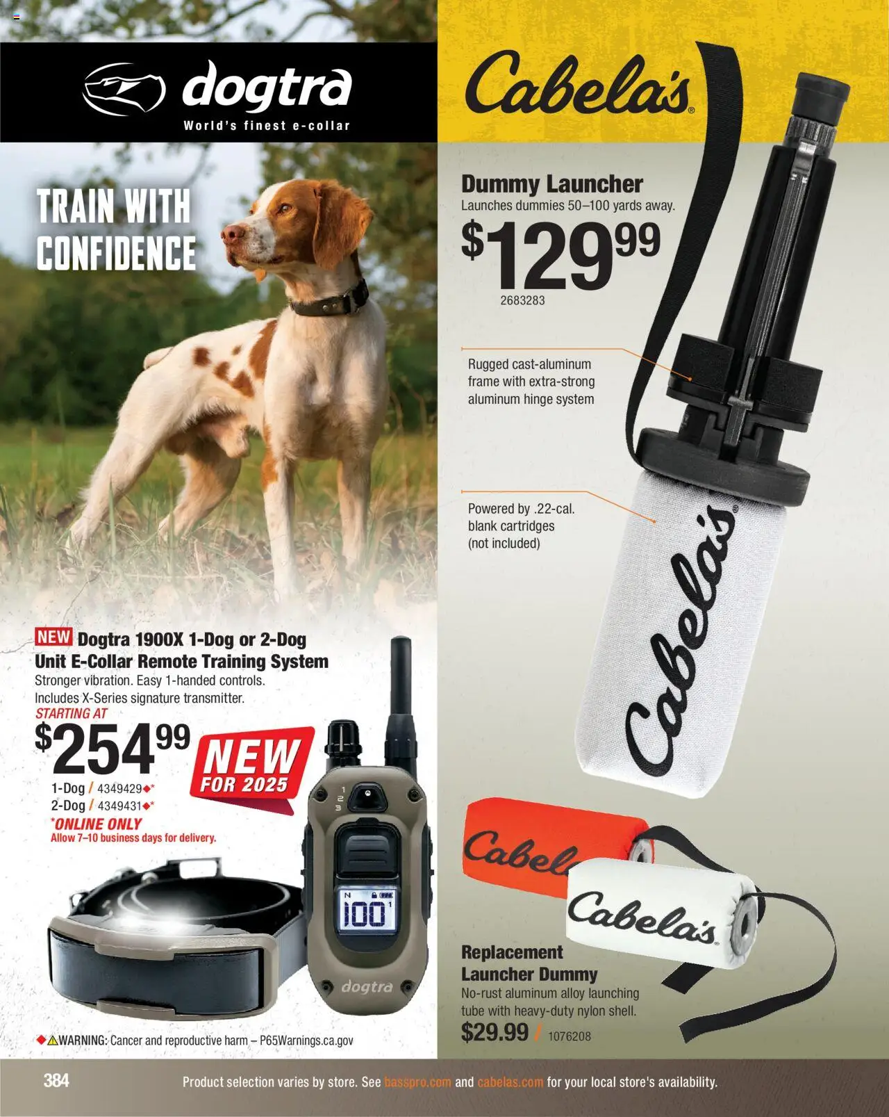 cabelas - Cabela's Hunting Master 25 - from Monday 08/11 2025 - page: 384