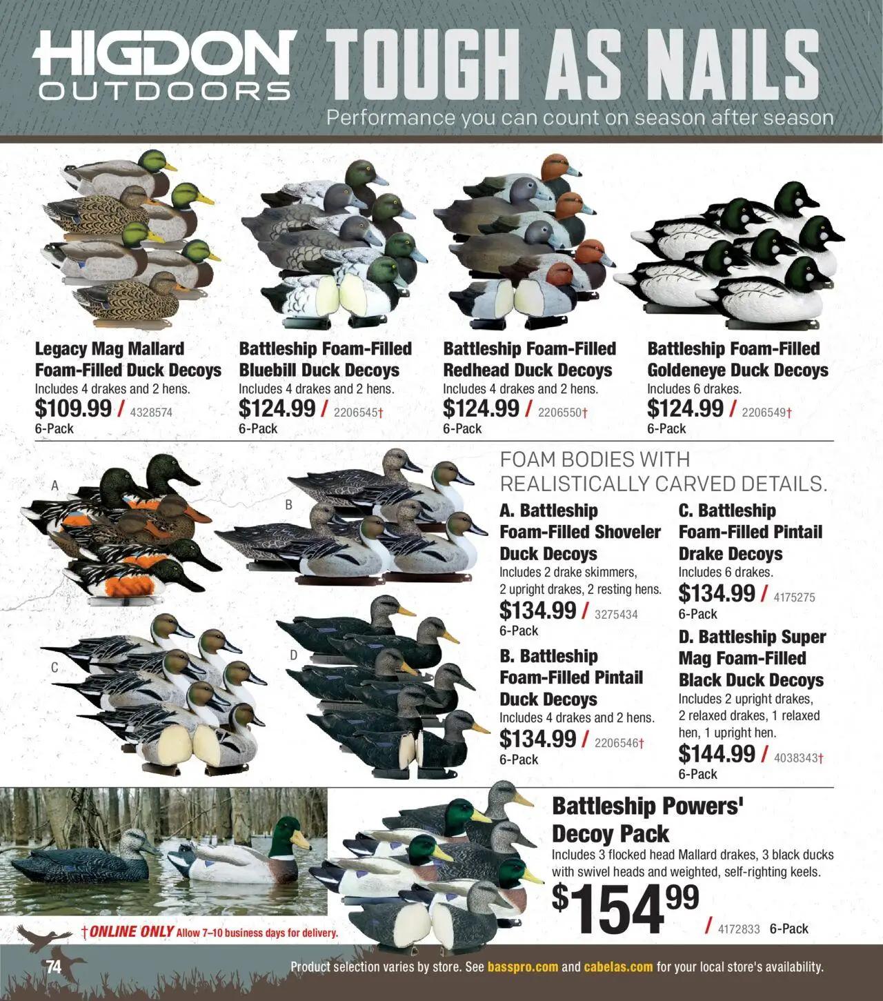 cabelas - Cabela's Waterfowl 25 - from Wednesday 10/01 2025 - page: 74