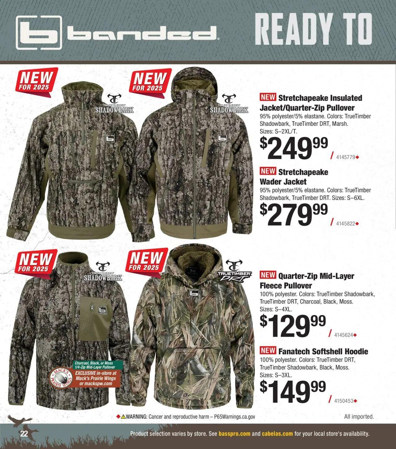cabelas - Cabela's Waterfowl 25 - from Wednesday 10/01 2025 - page: 22