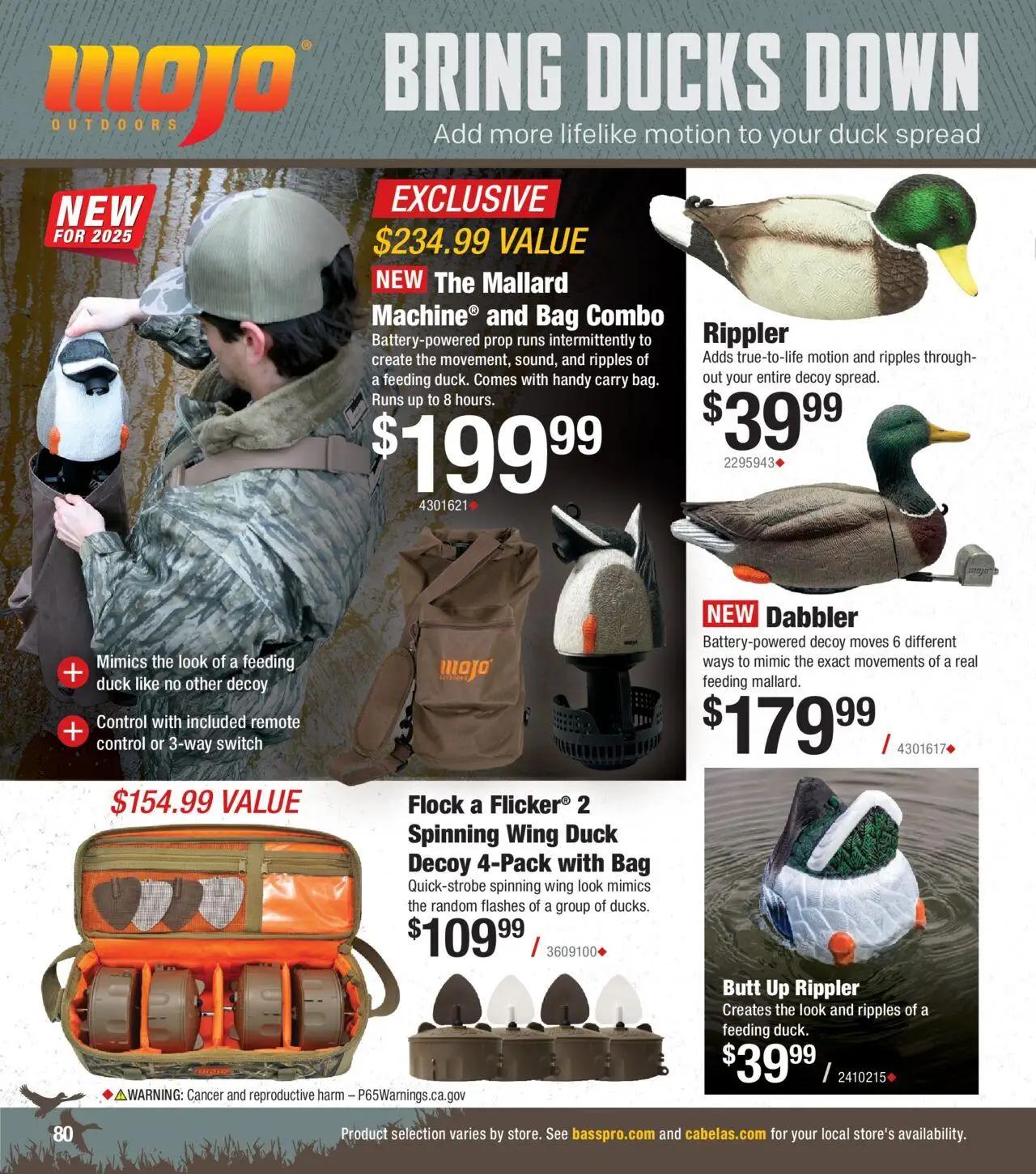 cabelas - Cabela's Waterfowl 25 - from Wednesday 10/01 2025 - page: 80