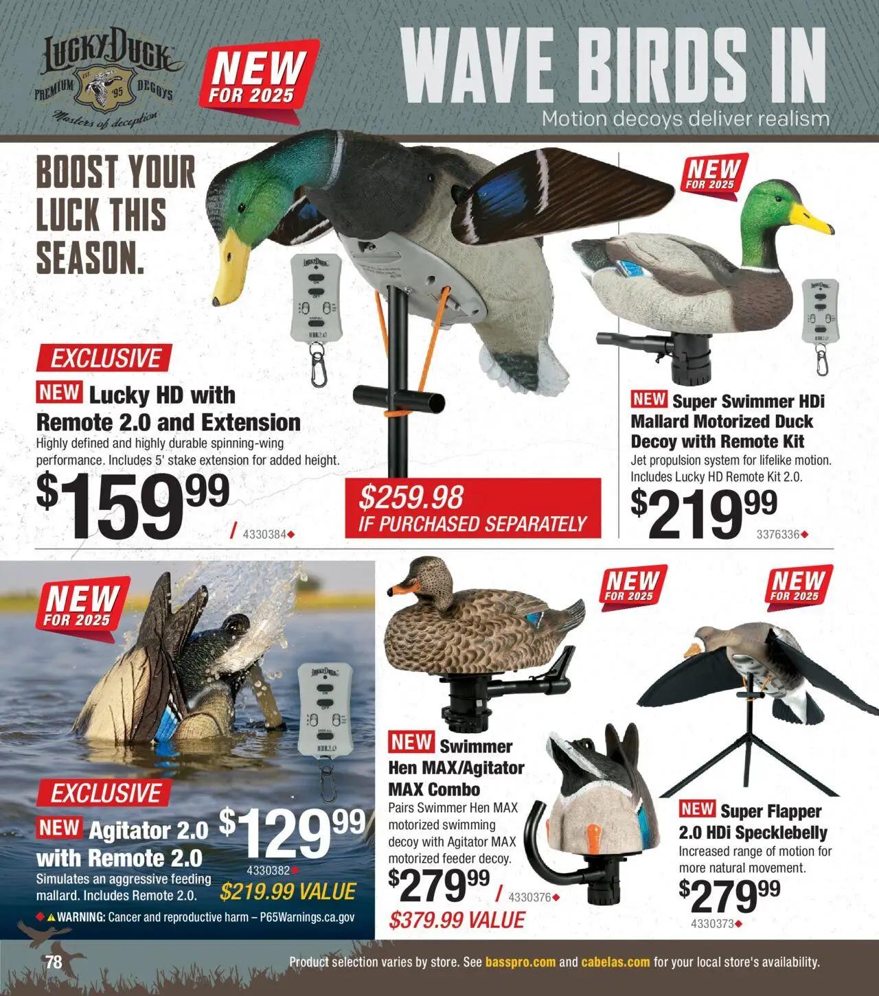 cabelas - Cabela's Waterfowl 25 - from Wednesday 10/01 2025 - page: 78