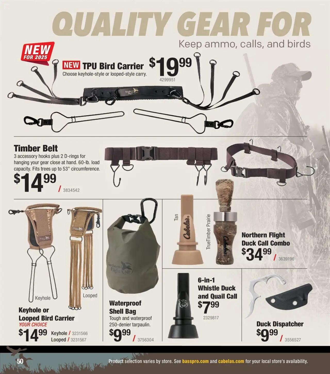 cabelas - Cabela's Waterfowl 25 - from Wednesday 10/01 2025 - page: 50
