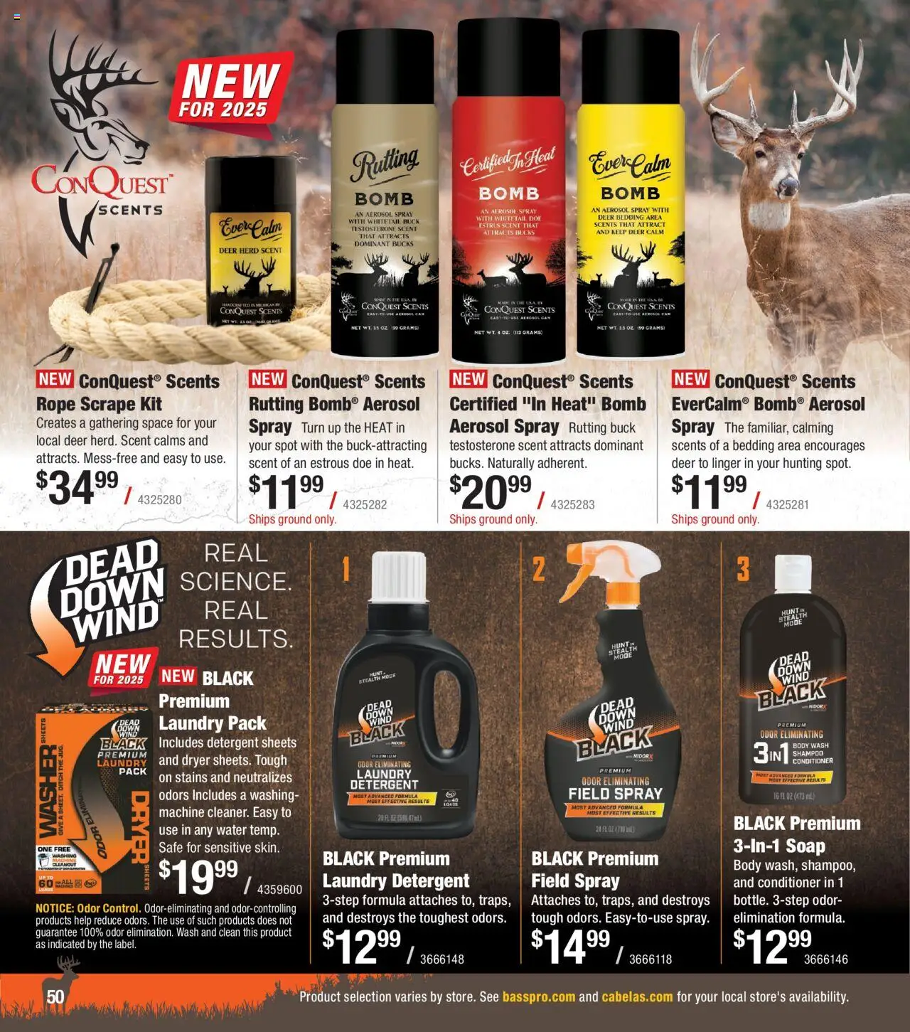 cabelas - Cabela's Deer Hunting 25 - from Wednesday 10/01 2025 - page: 50