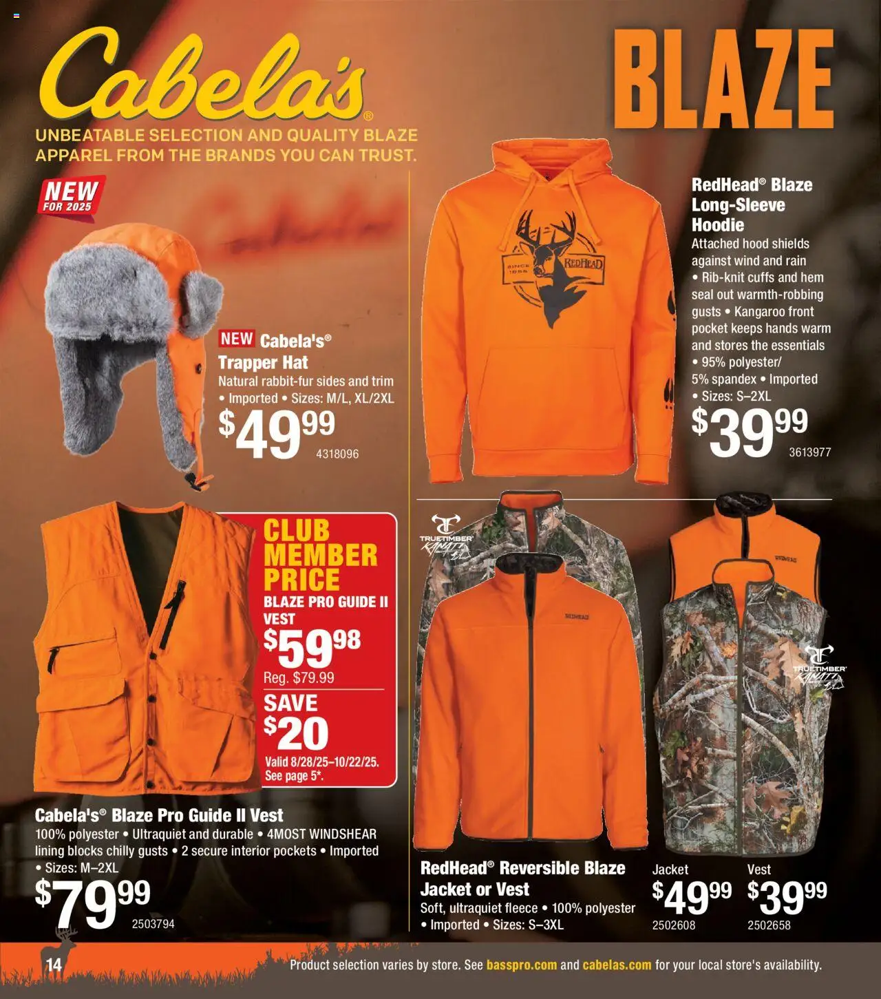 cabelas - Cabela's Deer Hunting 25 - from Wednesday 10/01 2025 - page: 14