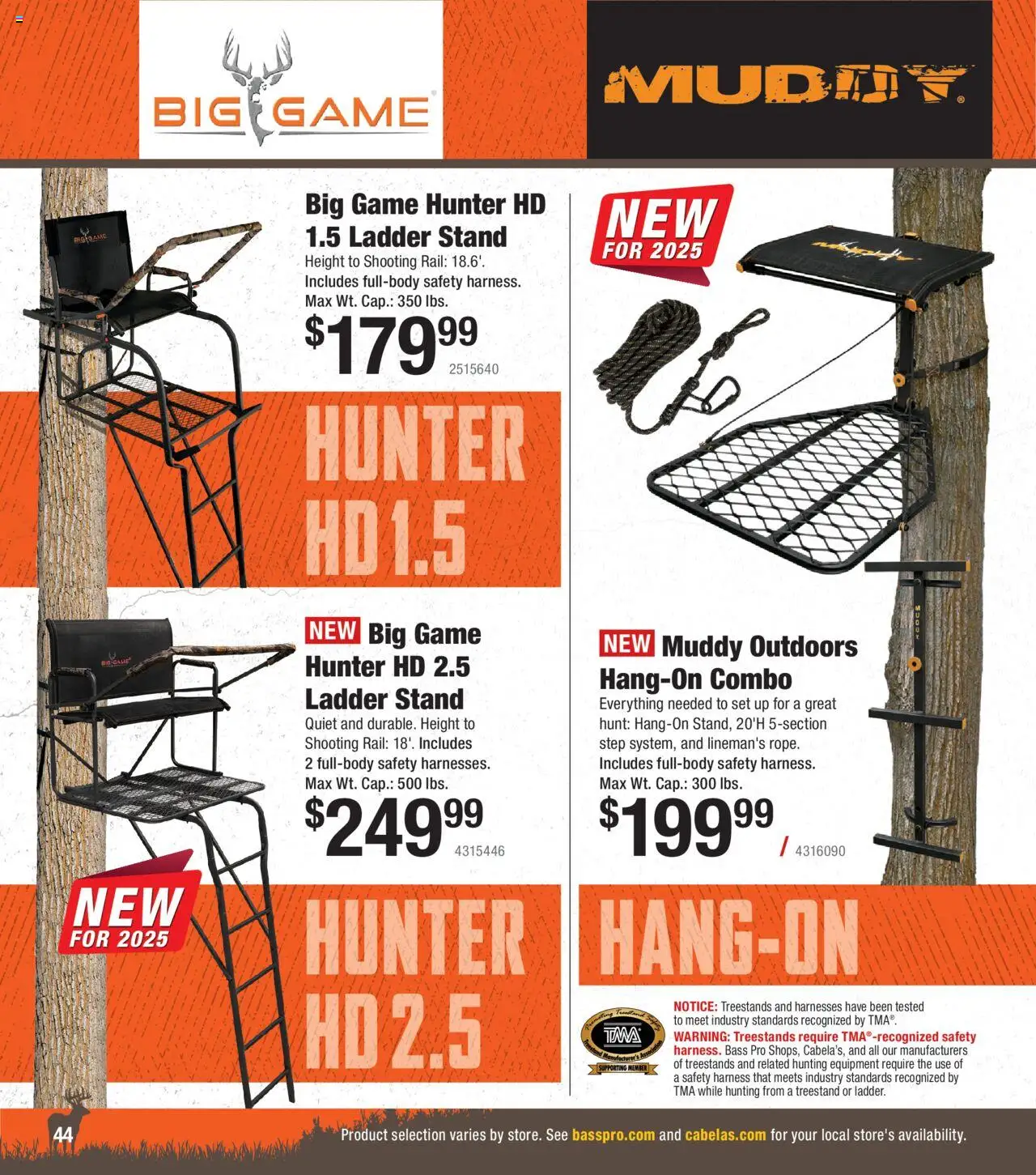 cabelas - Cabela's Deer Hunting 25 - from Wednesday 10/01 2025 - page: 44