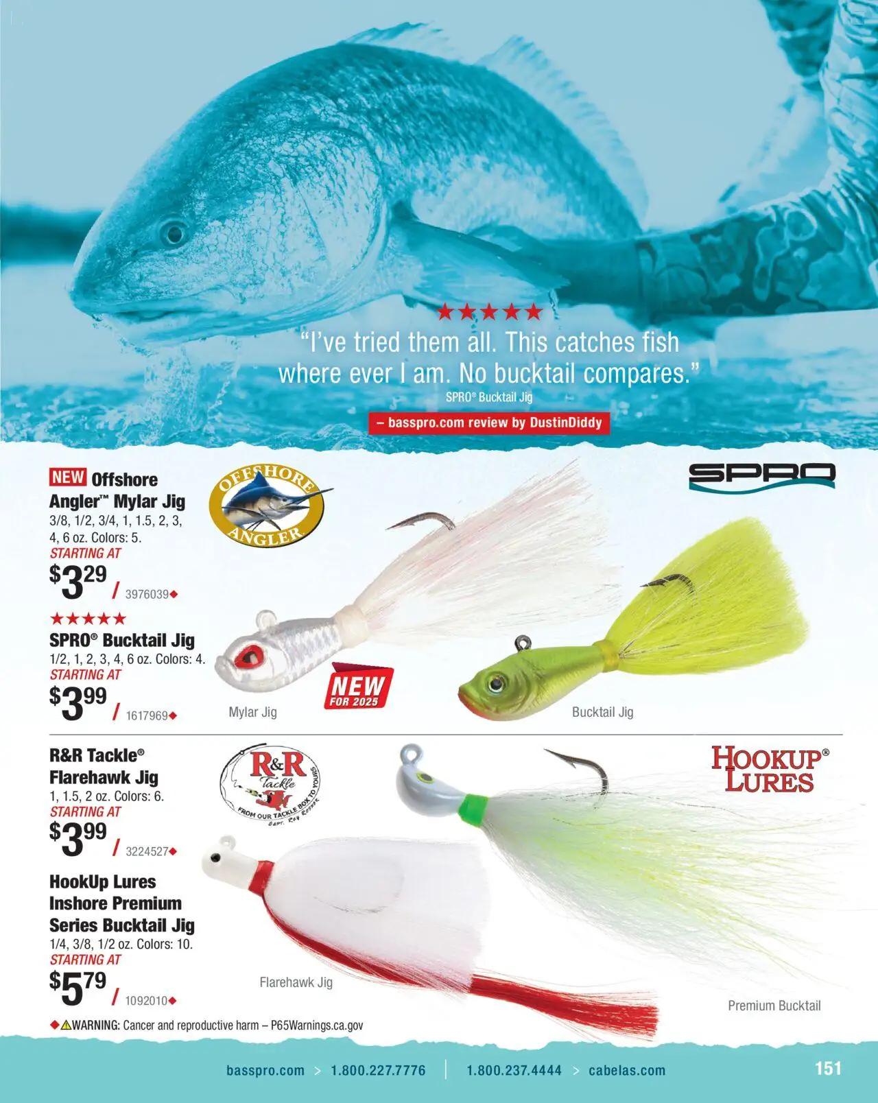 cabelas - Cabela's Saltwater Specialist 25 - from Wednesday 01/01 2025 - page: 151