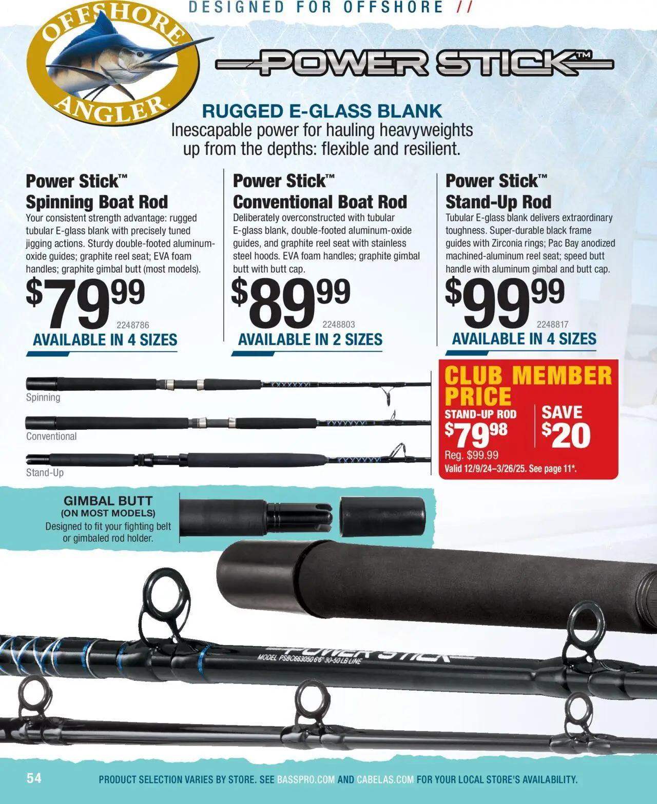 cabelas - Cabela's Saltwater Specialist 25 - from Wednesday 01/01 2025 - page: 54