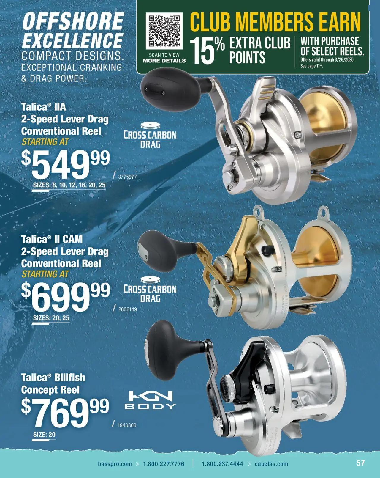 cabelas - Cabela's Saltwater Specialist 25 - from Wednesday 01/01 2025 - page: 57