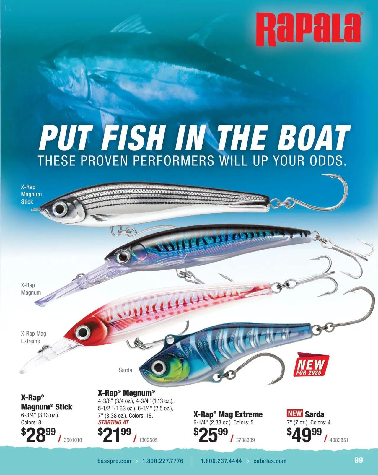 cabelas - Cabela's Saltwater Specialist 25 - from Wednesday 01/01 2025 - page: 99