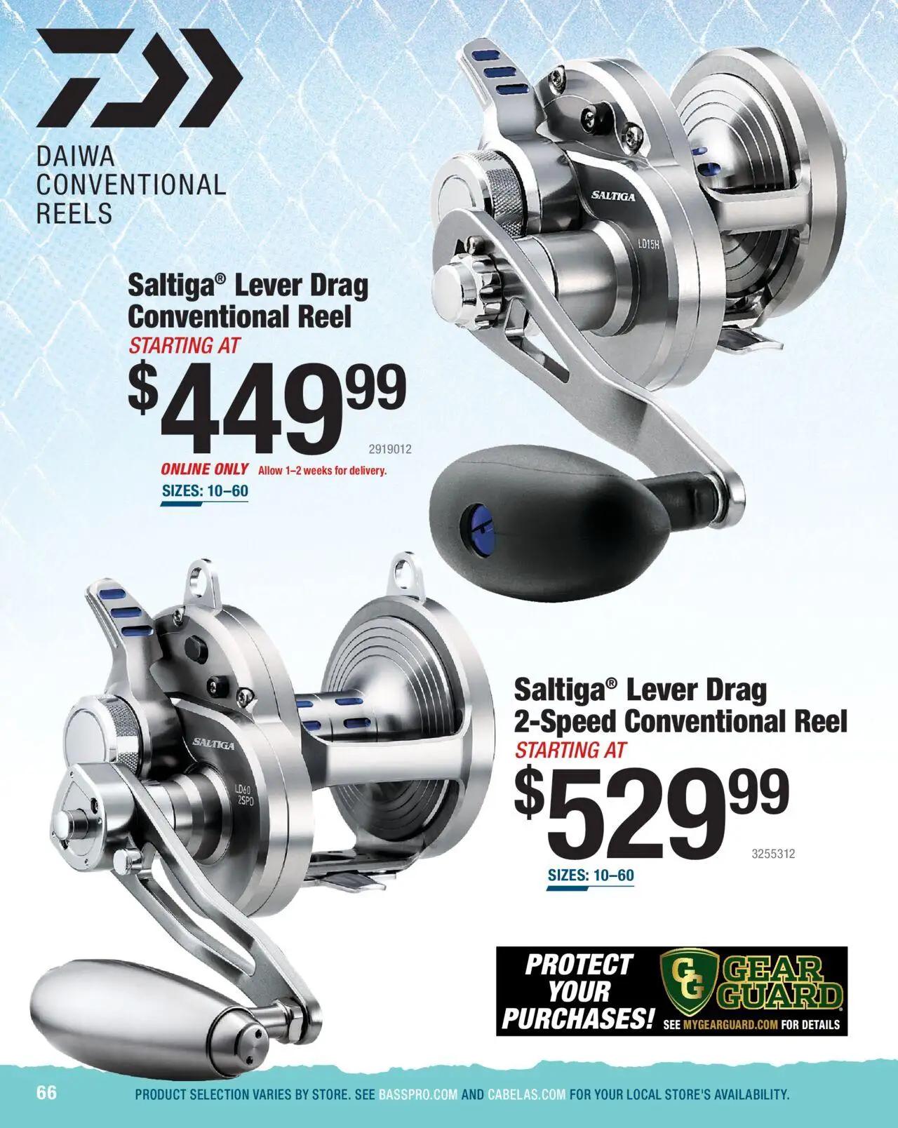 cabelas - Cabela's Saltwater Specialist 25 - from Wednesday 01/01 2025 - page: 66