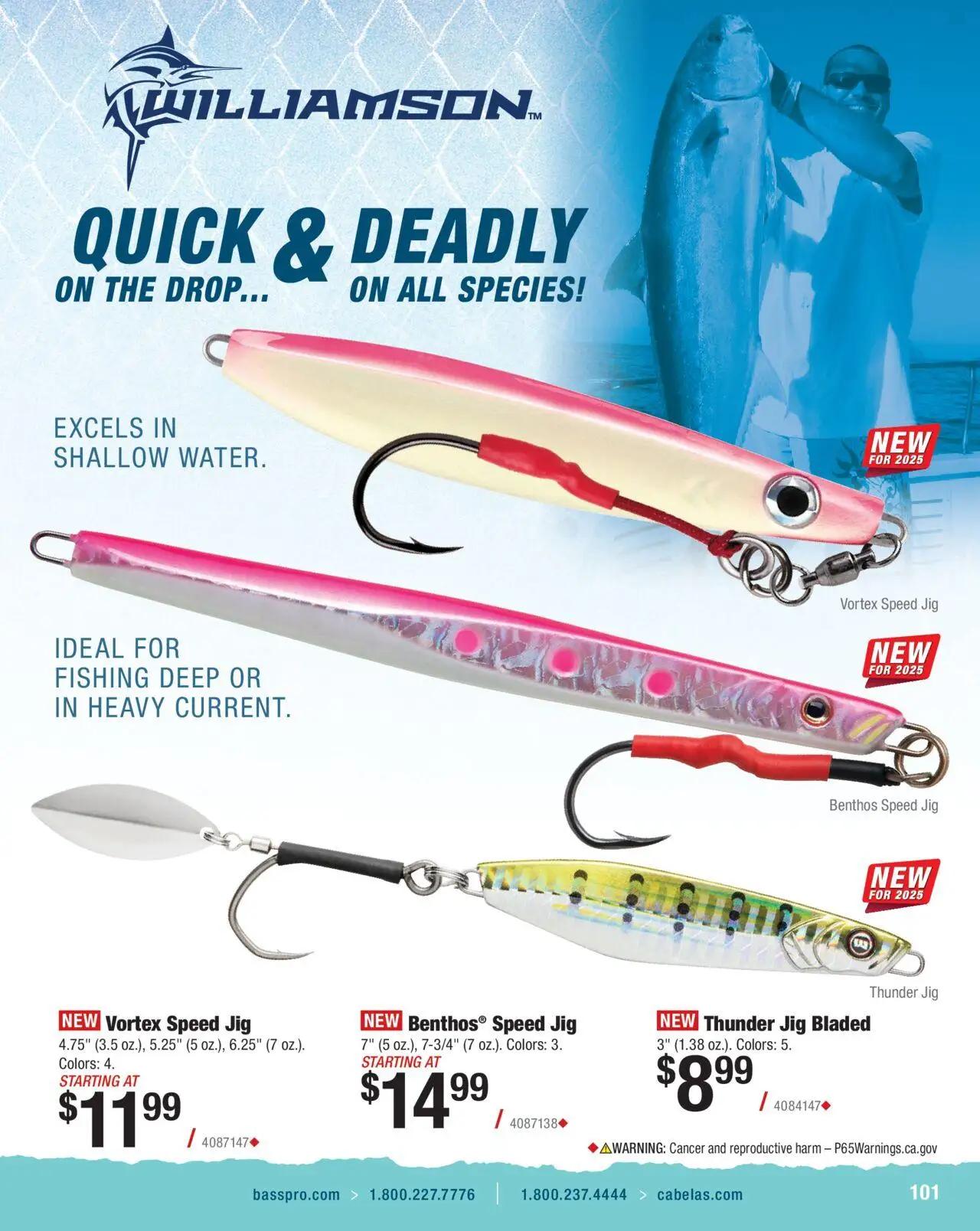 cabelas - Cabela's Saltwater Specialist 25 - from Wednesday 01/01 2025 - page: 101