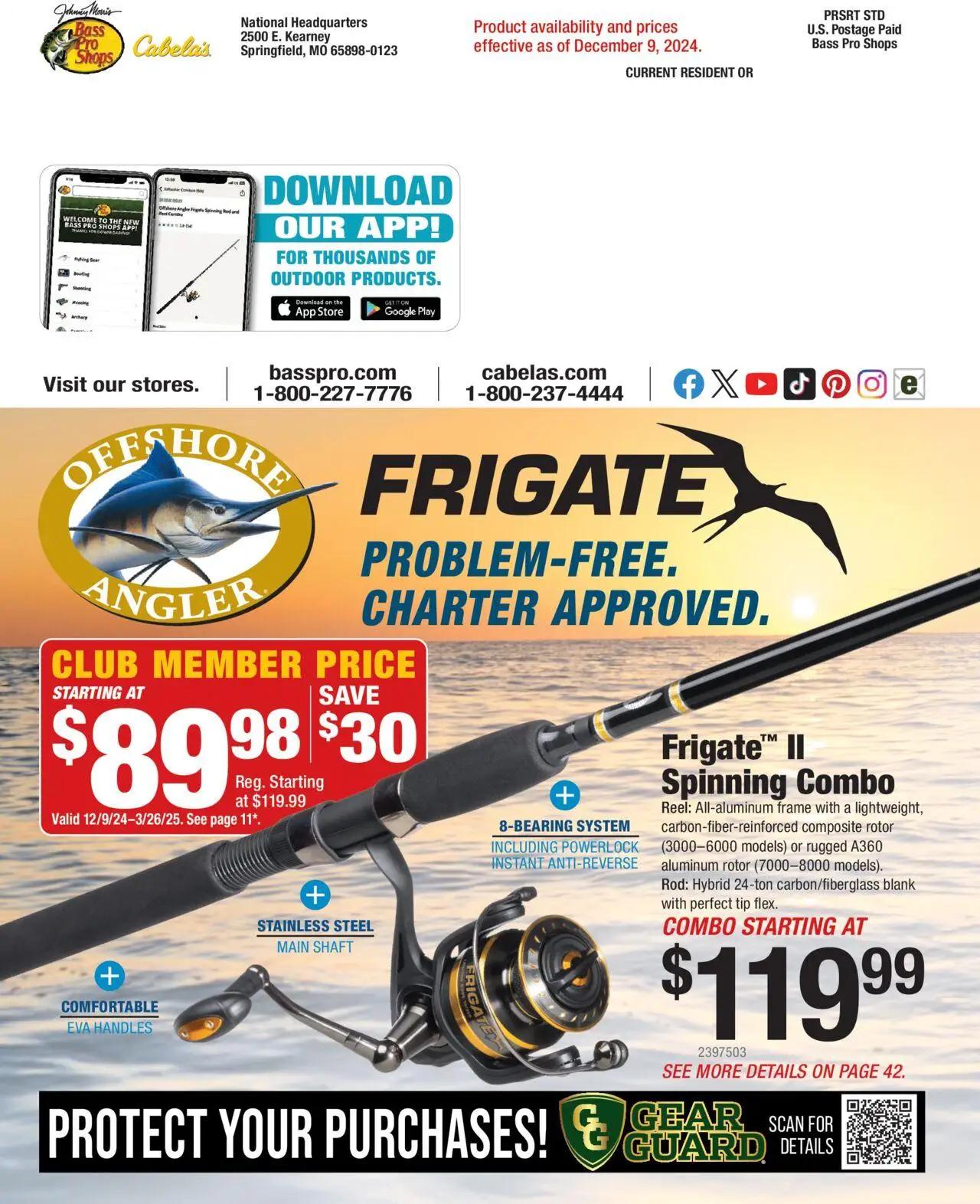 cabelas - Cabela's Saltwater Specialist 25 - from Wednesday 01/01 2025 - page: 292