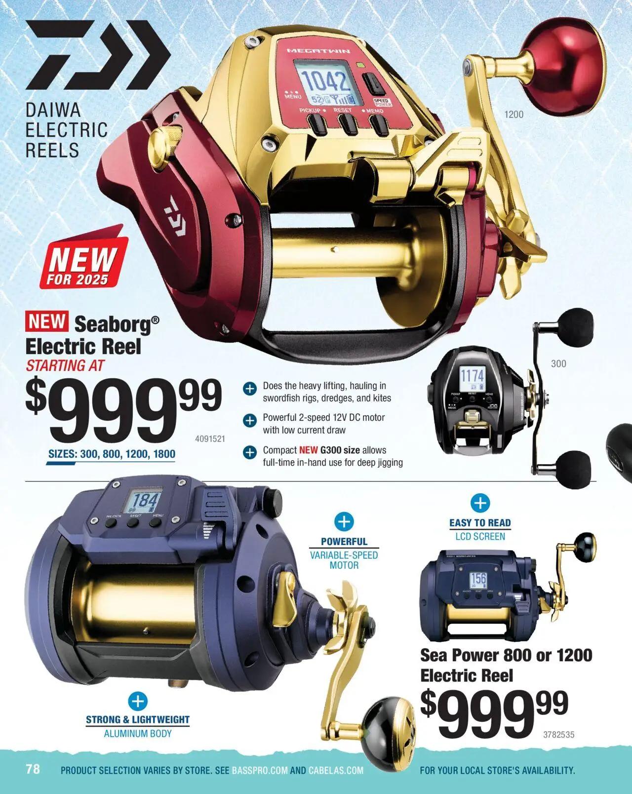 cabelas - Cabela's Saltwater Specialist 25 - from Wednesday 01/01 2025 - page: 78