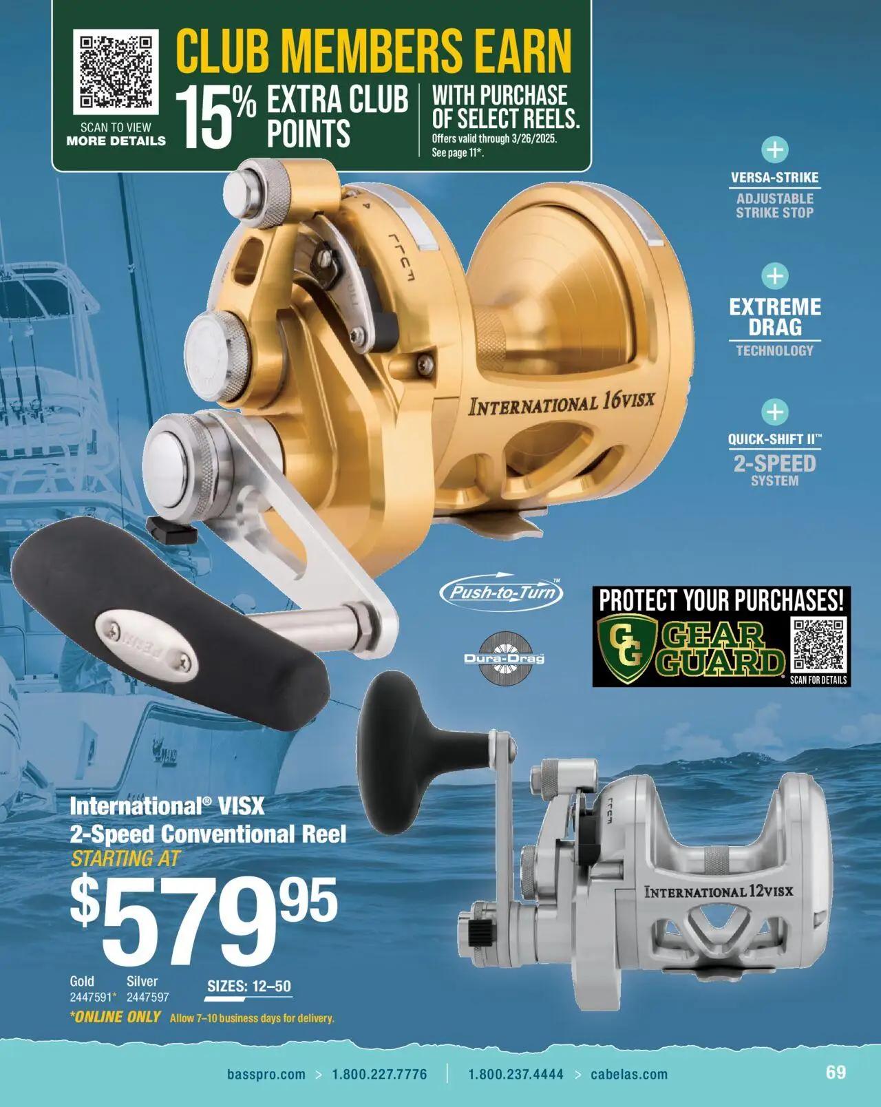 cabelas - Cabela's Saltwater Specialist 25 - from Wednesday 01/01 2025 - page: 69