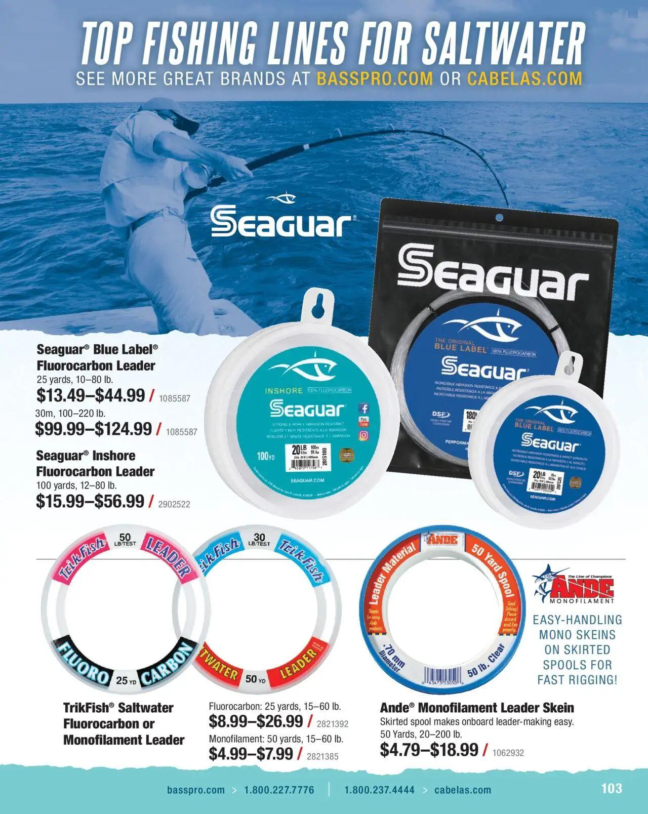cabelas - Cabela's Saltwater Specialist 25 - from Wednesday 01/01 2025 - page: 103