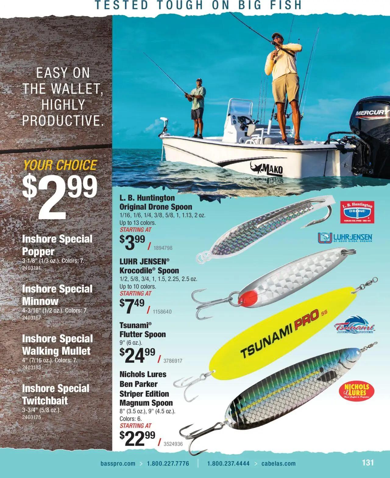 cabelas - Cabela's Saltwater Specialist 25 - from Wednesday 01/01 2025 - page: 131