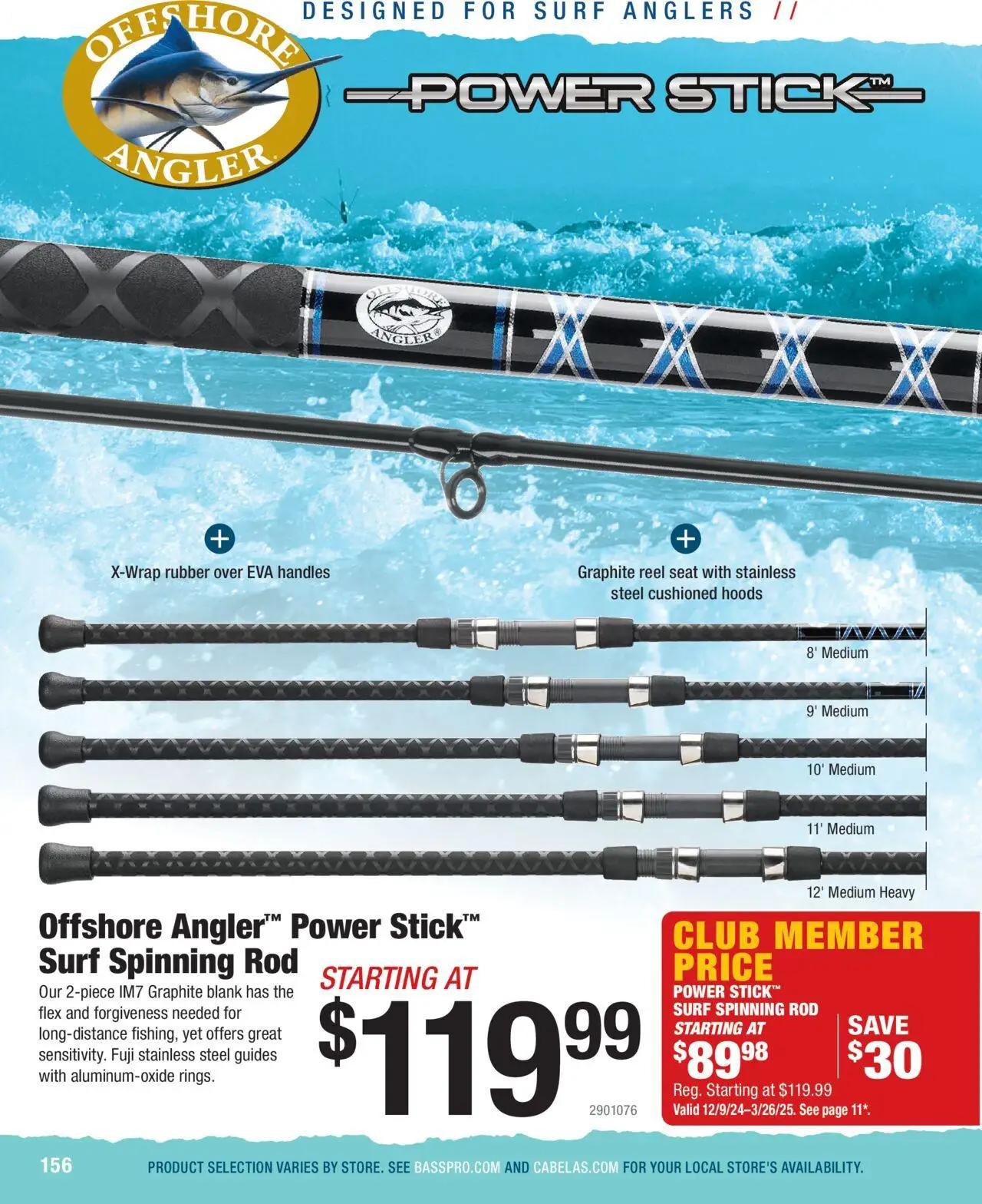 cabelas - Cabela's Saltwater Specialist 25 - from Wednesday 01/01 2025 - page: 156