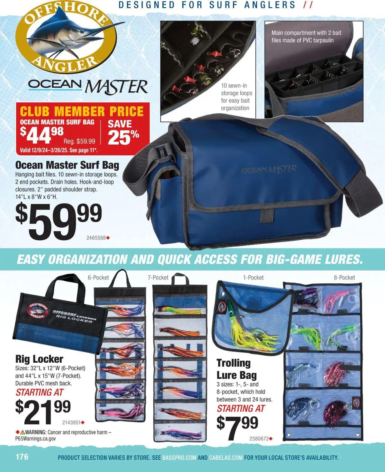 cabelas - Cabela's Saltwater Specialist 25 - from Wednesday 01/01 2025 - page: 176