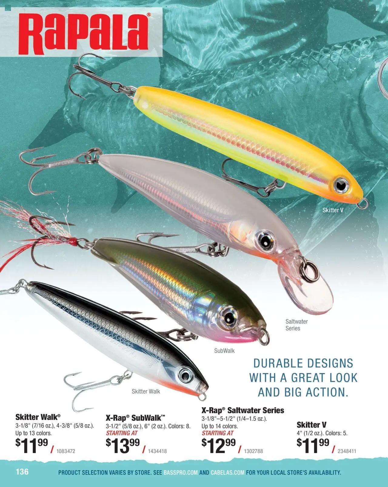 cabelas - Cabela's Saltwater Specialist 25 - from Wednesday 01/01 2025 - page: 136