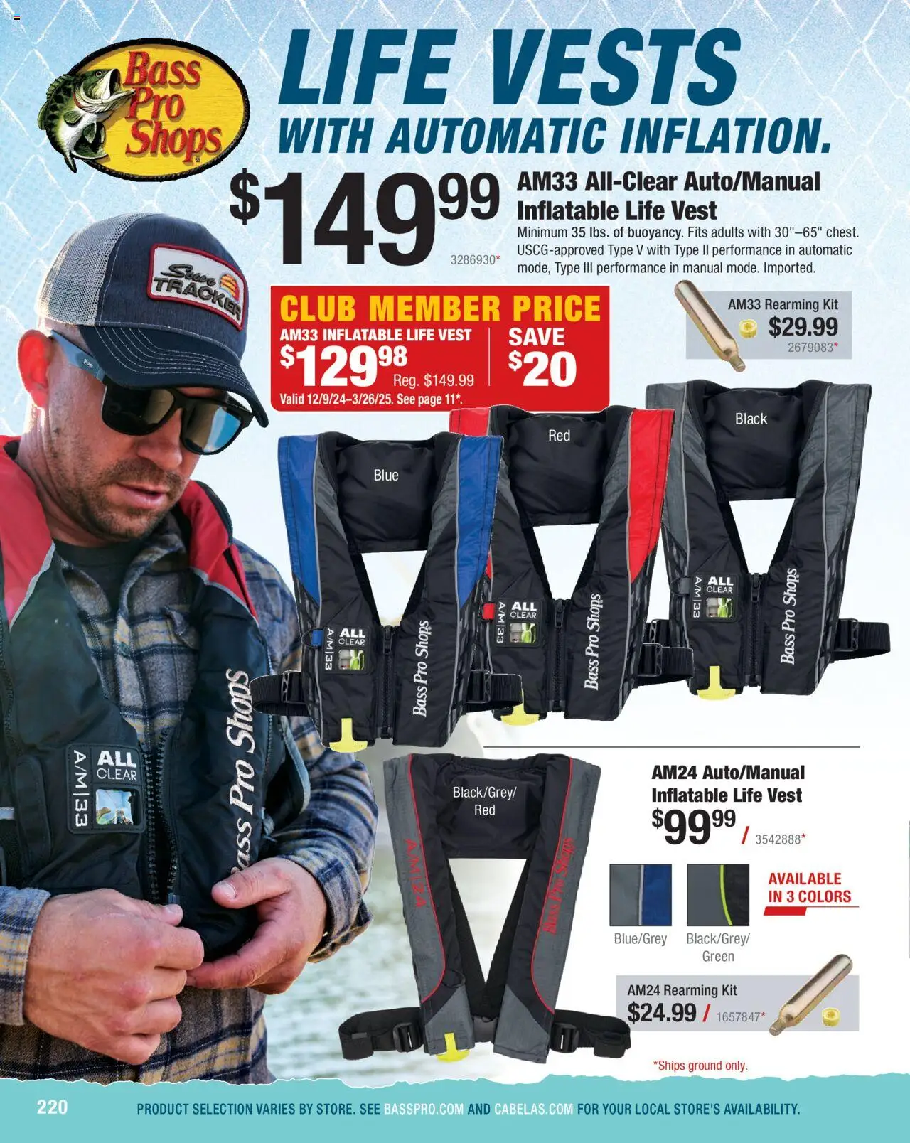 cabelas - Cabela's Saltwater Specialist 25 - from Wednesday 01/01 2025 - page: 220