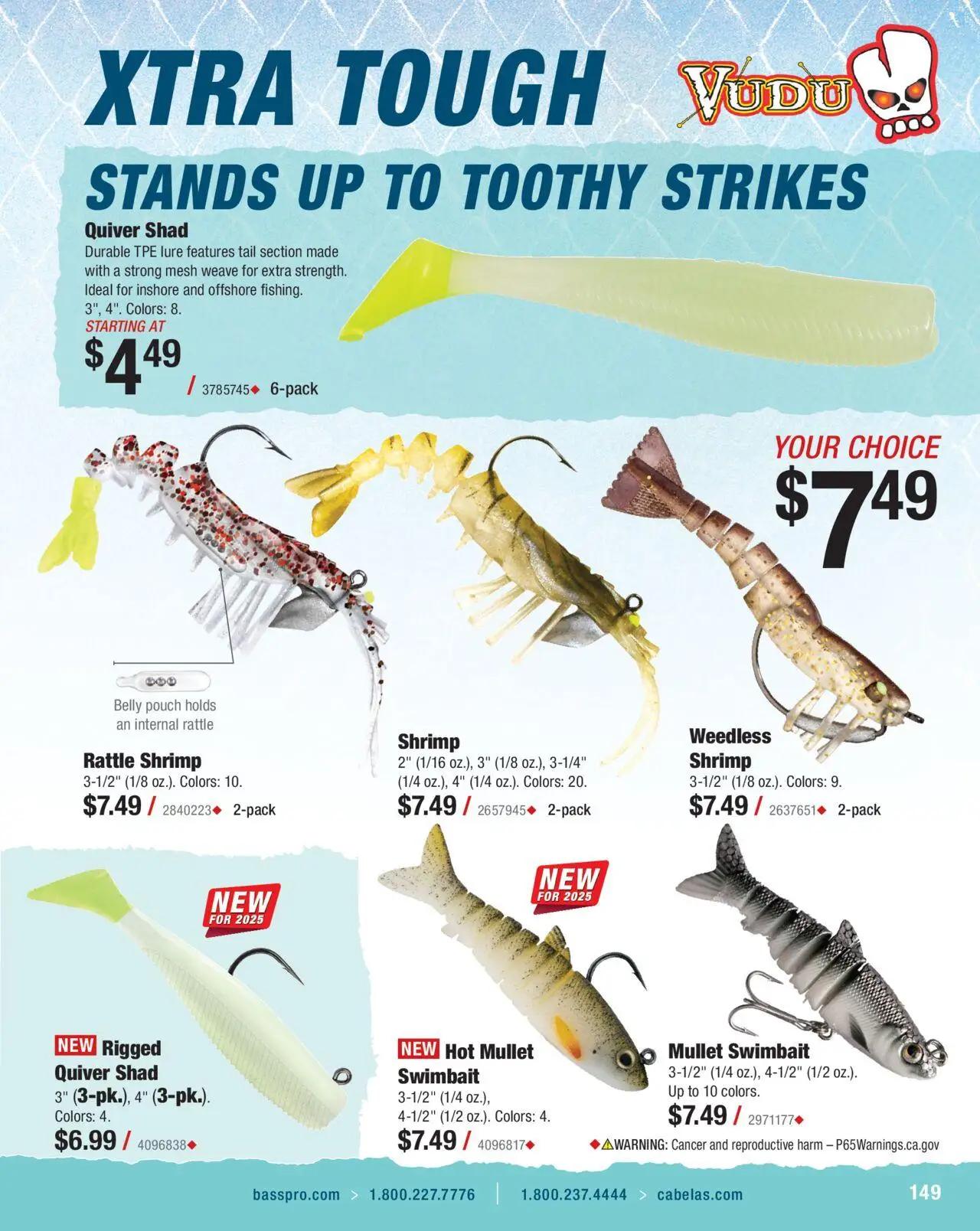 cabelas - Cabela's Saltwater Specialist 25 - from Wednesday 01/01 2025 - page: 149