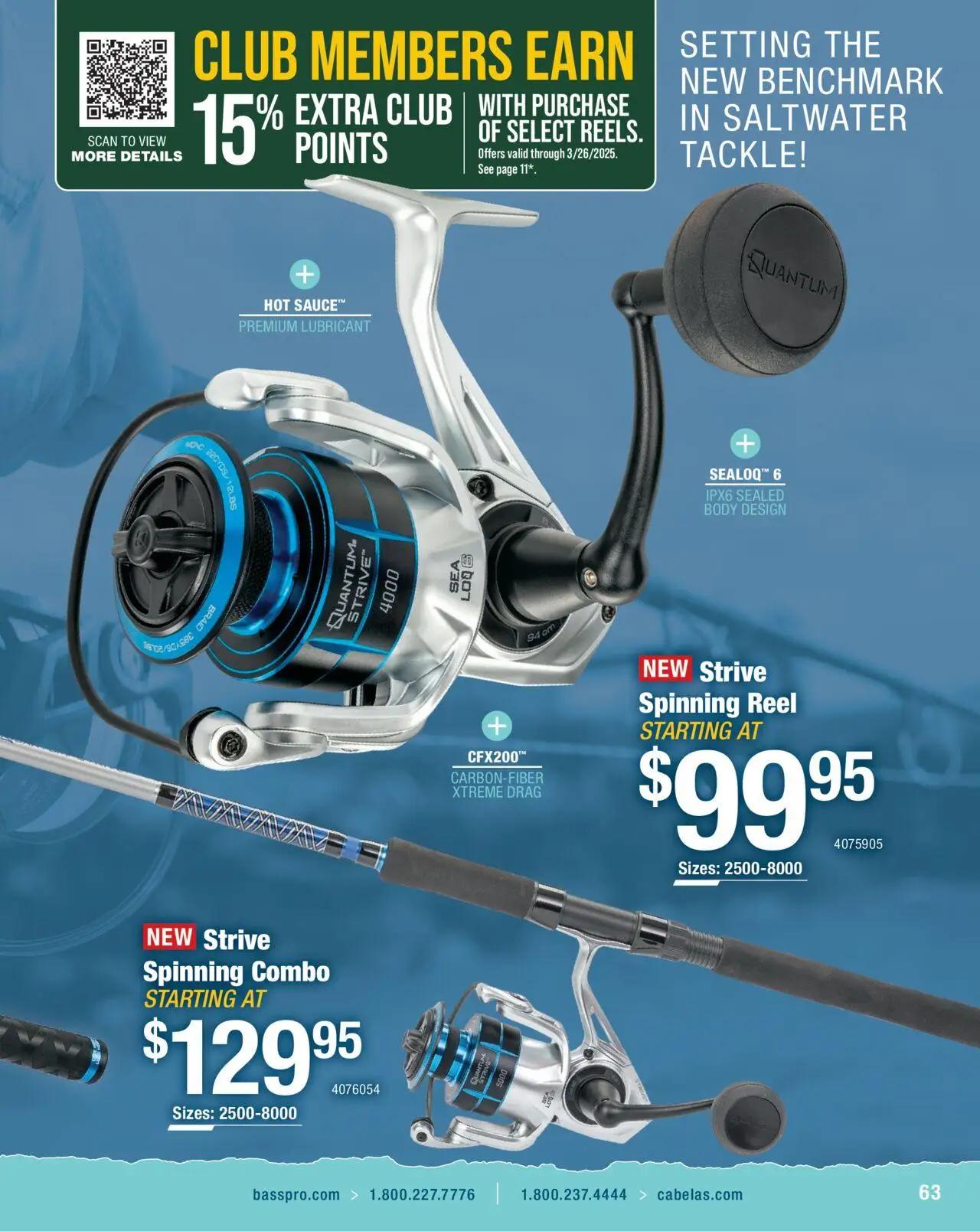 cabelas - Cabela's Saltwater Specialist 25 - from Wednesday 01/01 2025 - page: 63