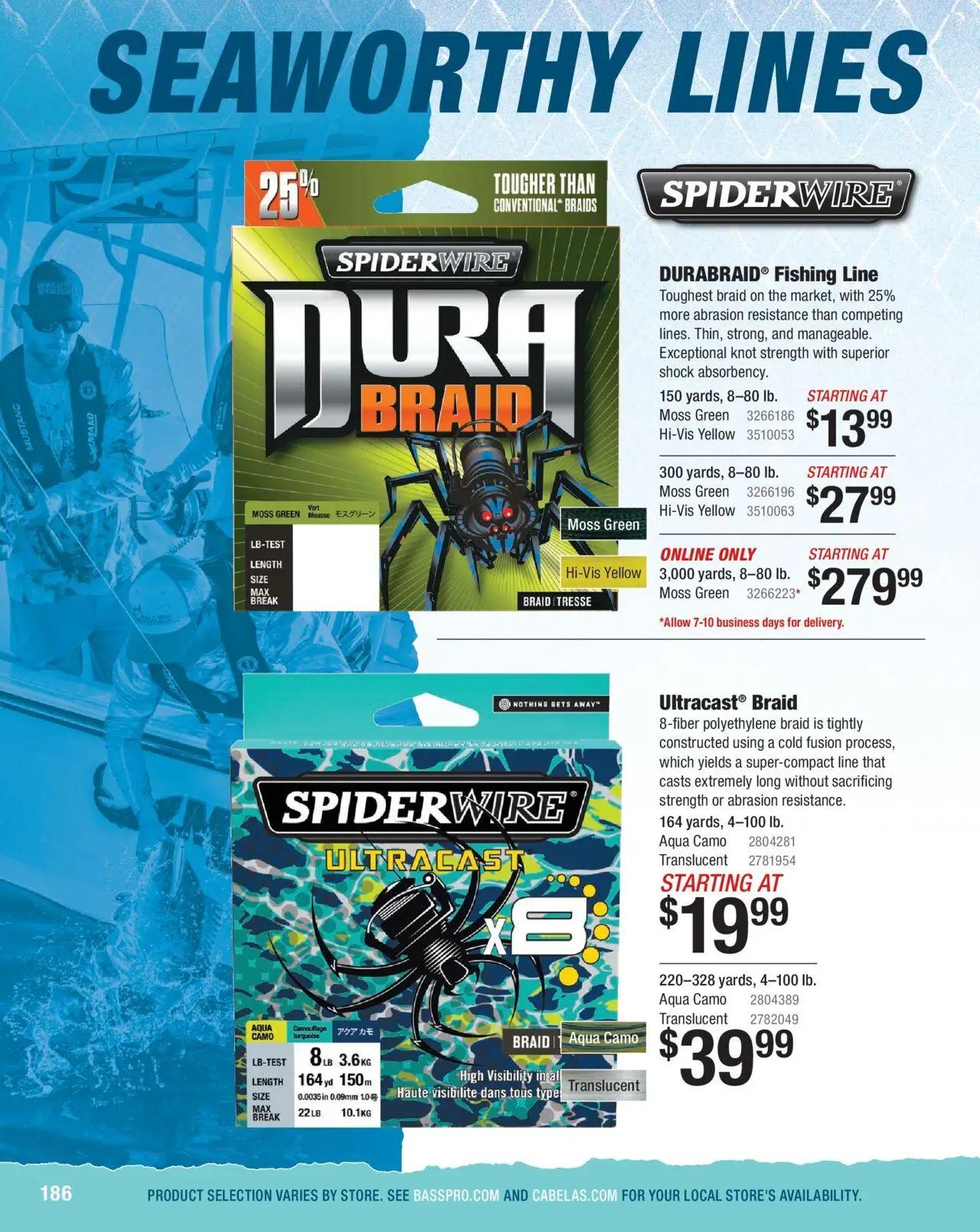 cabelas - Cabela's Saltwater Specialist 25 - from Wednesday 01/01 2025 - page: 186