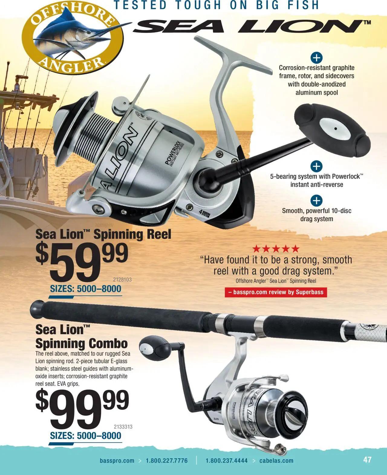 cabelas - Cabela's Saltwater Specialist 25 - from Wednesday 01/01 2025 - page: 47