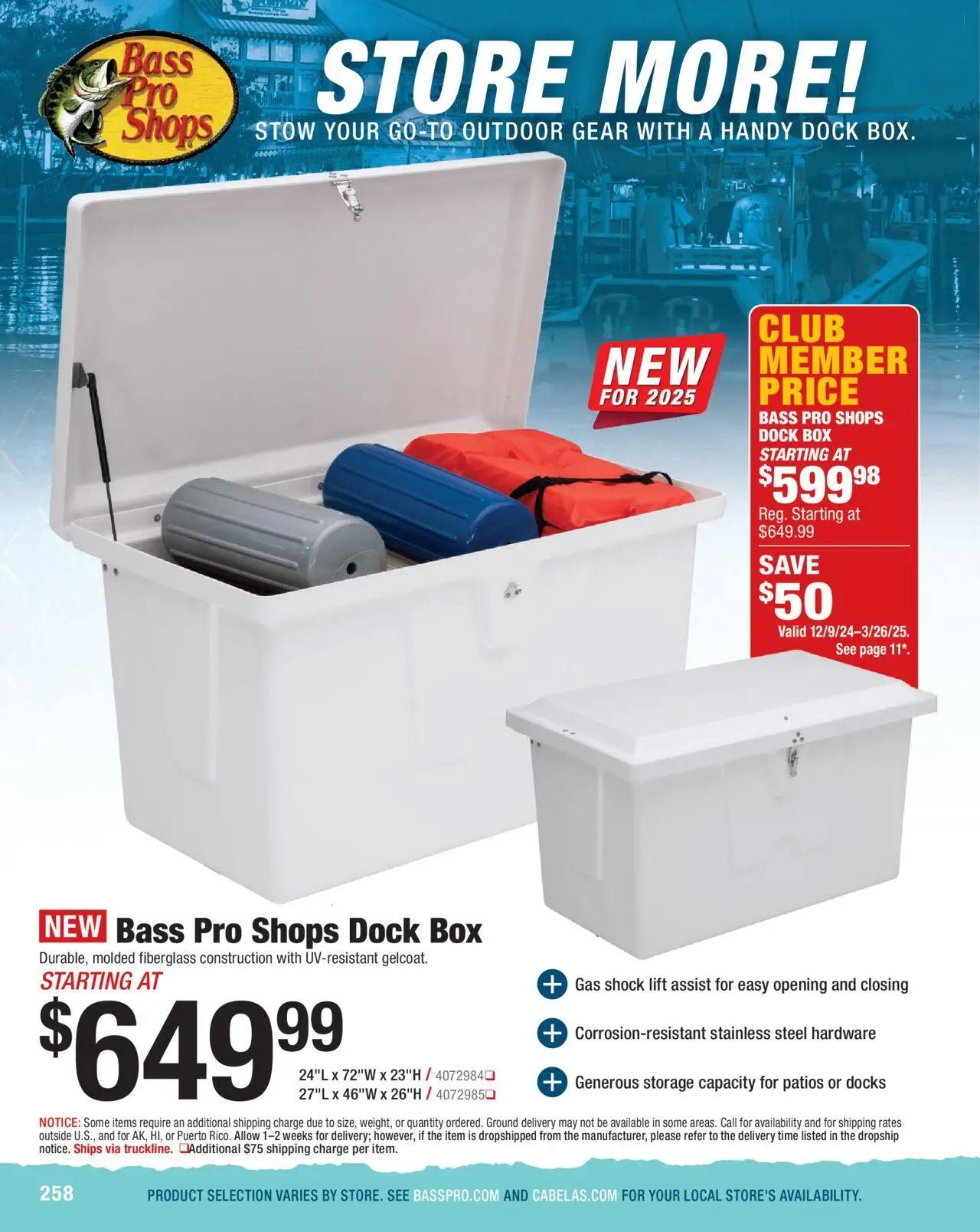 cabelas - Cabela's Saltwater Specialist 25 - from Wednesday 01/01 2025 - page: 258