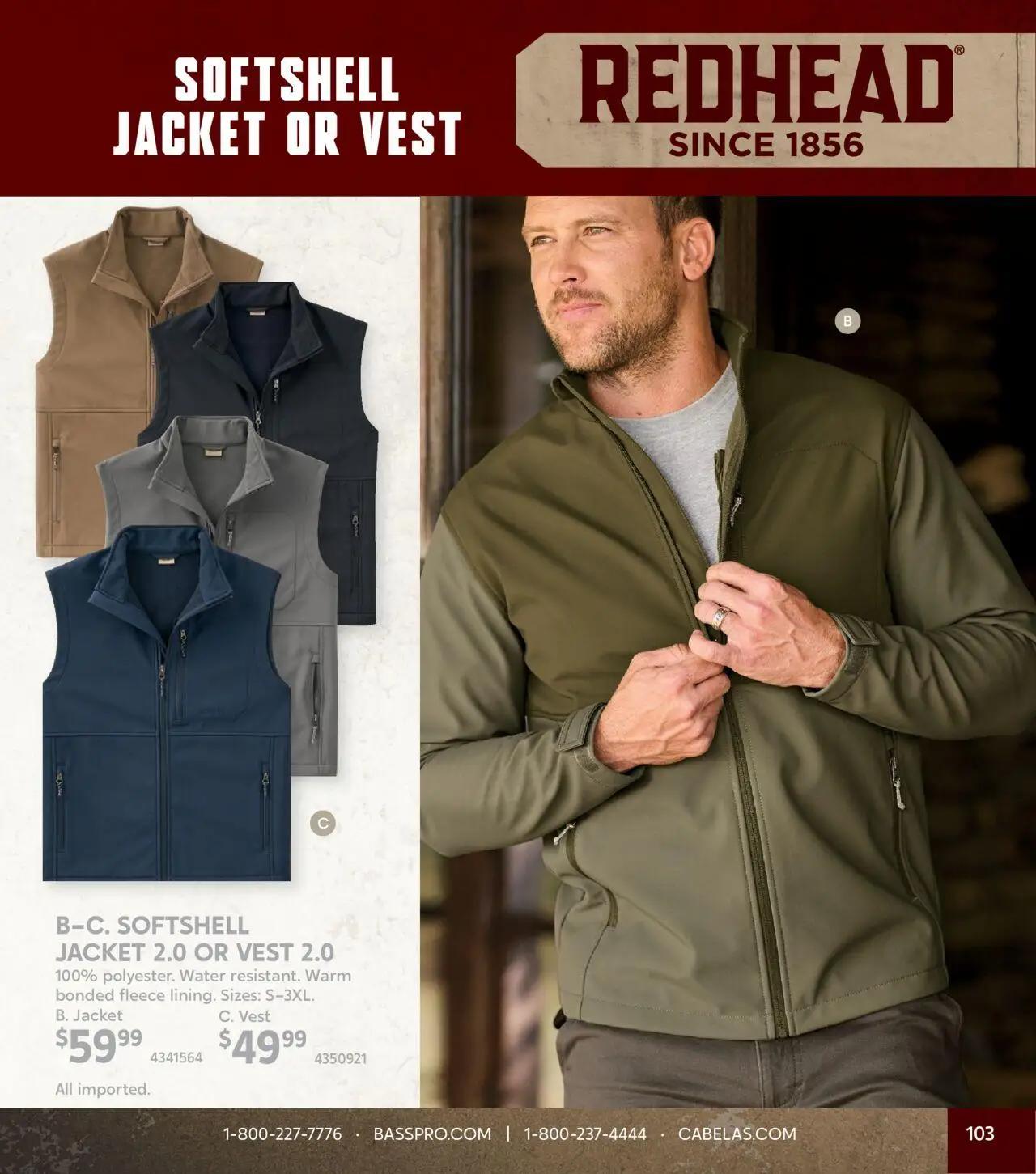 cabelas - Cabela's Fall Clothing 25 - from Wednesday 10/01 2025 - page: 103 cabelas - Cabela's Fall Clothing 25 - from Wednesday 10/01 2025 - page: 103
