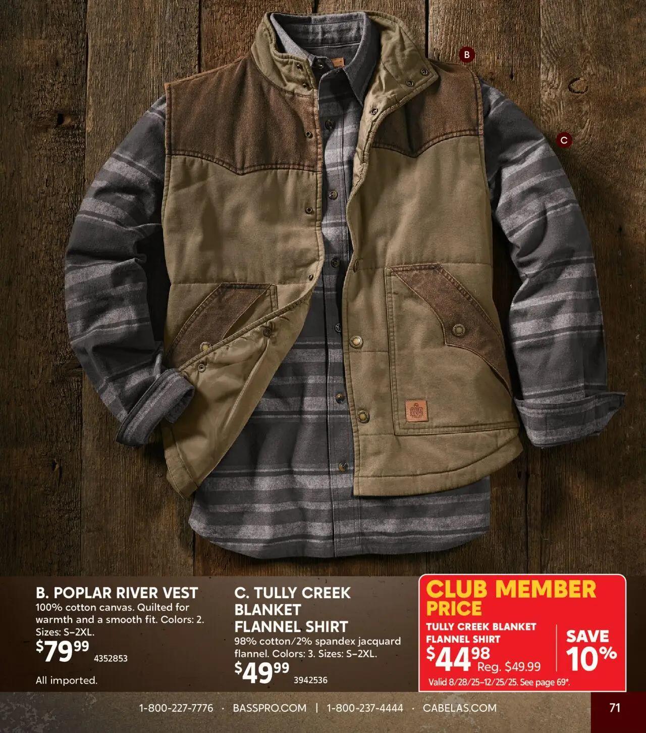 cabelas - Cabela's Fall Clothing 25 - from Wednesday 10/01 2025 - page: 71 cabelas - Cabela's Fall Clothing 25 - from Wednesday 10/01 2025 - page: 71
