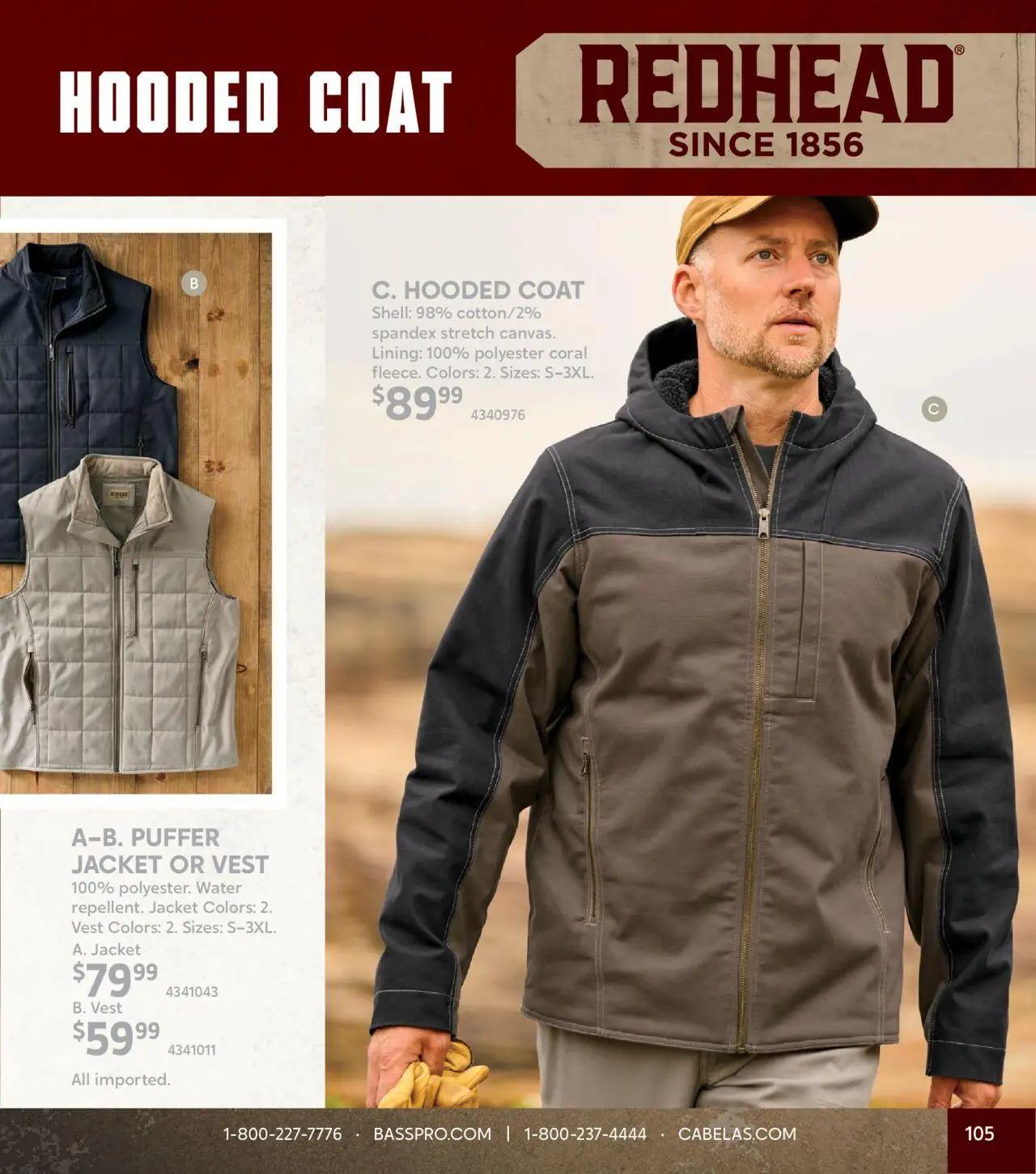 cabelas - Cabela's Fall Clothing 25 - from Wednesday 10/01 2025 - page: 105 cabelas - Cabela's Fall Clothing 25 - from Wednesday 10/01 2025 - page: 105