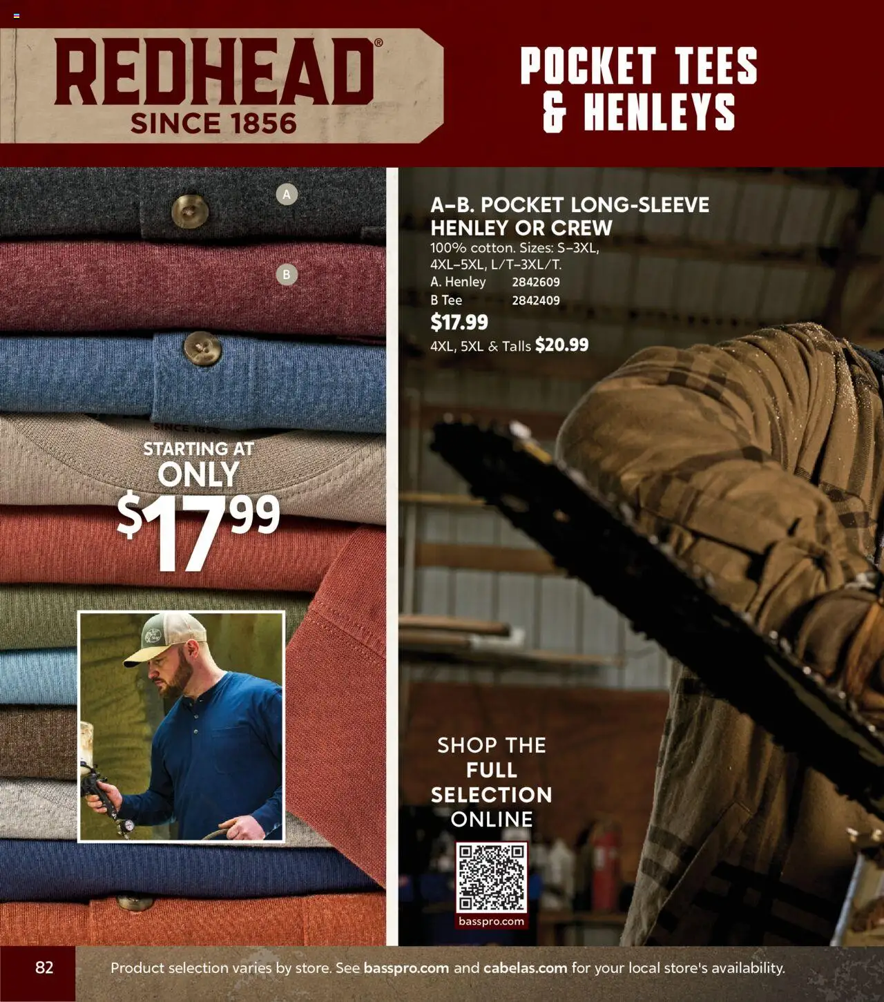 cabelas - Cabela's Fall Clothing 25 - from Wednesday 10/01 2025 - page: 82 cabelas - Cabela's Fall Clothing 25 - from Wednesday 10/01 2025 - page: 82