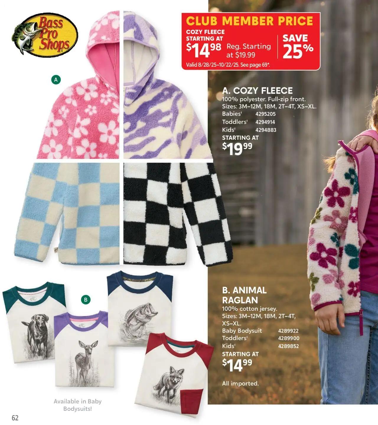 cabelas - Cabela's Fall Clothing 25 - from Wednesday 10/01 2025 - page: 62 cabelas - Cabela's Fall Clothing 25 - from Wednesday 10/01 2025 - page: 62