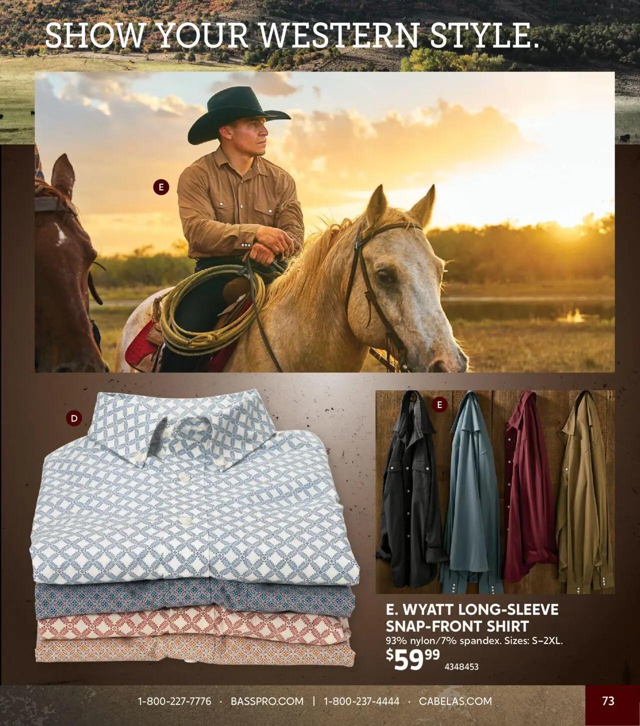 cabelas - Cabela's Fall Clothing 25 - from Wednesday 10/01 2025 - page: 73 cabelas - Cabela's Fall Clothing 25 - from Wednesday 10/01 2025 - page: 73