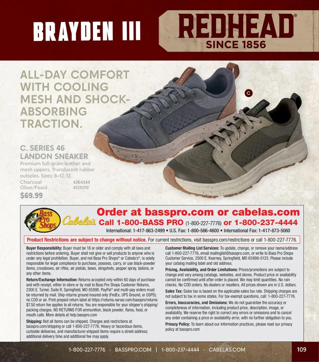 cabelas - Cabela's Fall Clothing 25 - from Wednesday 10/01 2025 - page: 109 cabelas - Cabela's Fall Clothing 25 - from Wednesday 10/01 2025 - page: 109