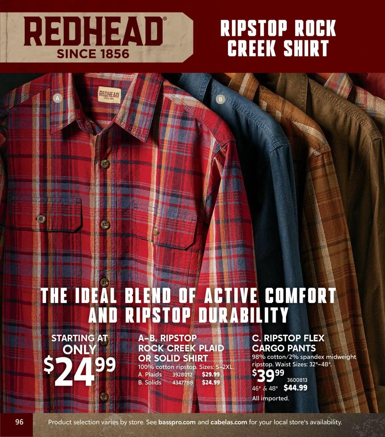 cabelas - Cabela's Fall Clothing 25 - from Wednesday 10/01 2025 - page: 96 cabelas - Cabela's Fall Clothing 25 - from Wednesday 10/01 2025 - page: 96