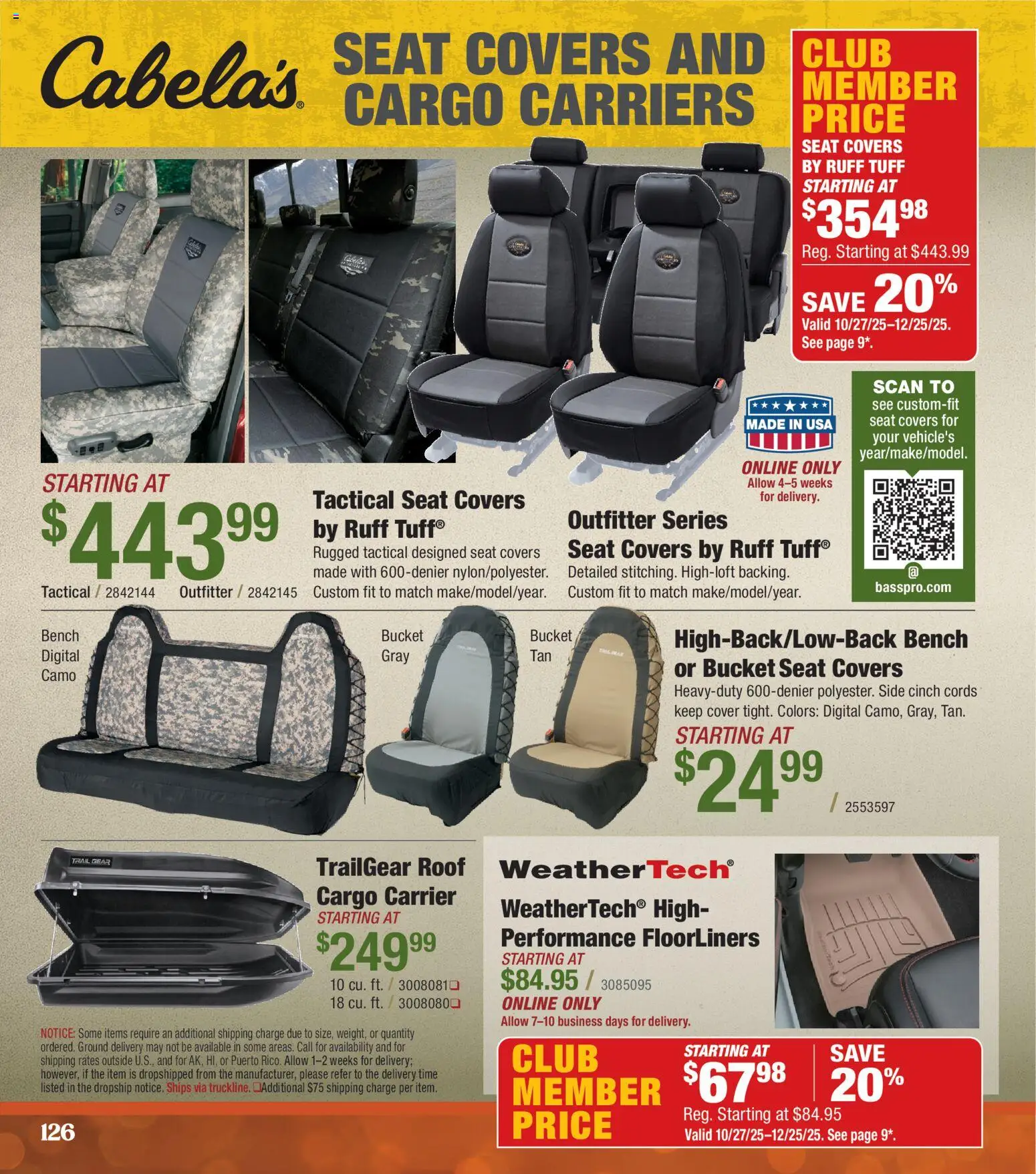 cabelas - Cabela's Christmas Gift Guide 25 - from Saturday 11/01 2025 - page: 126