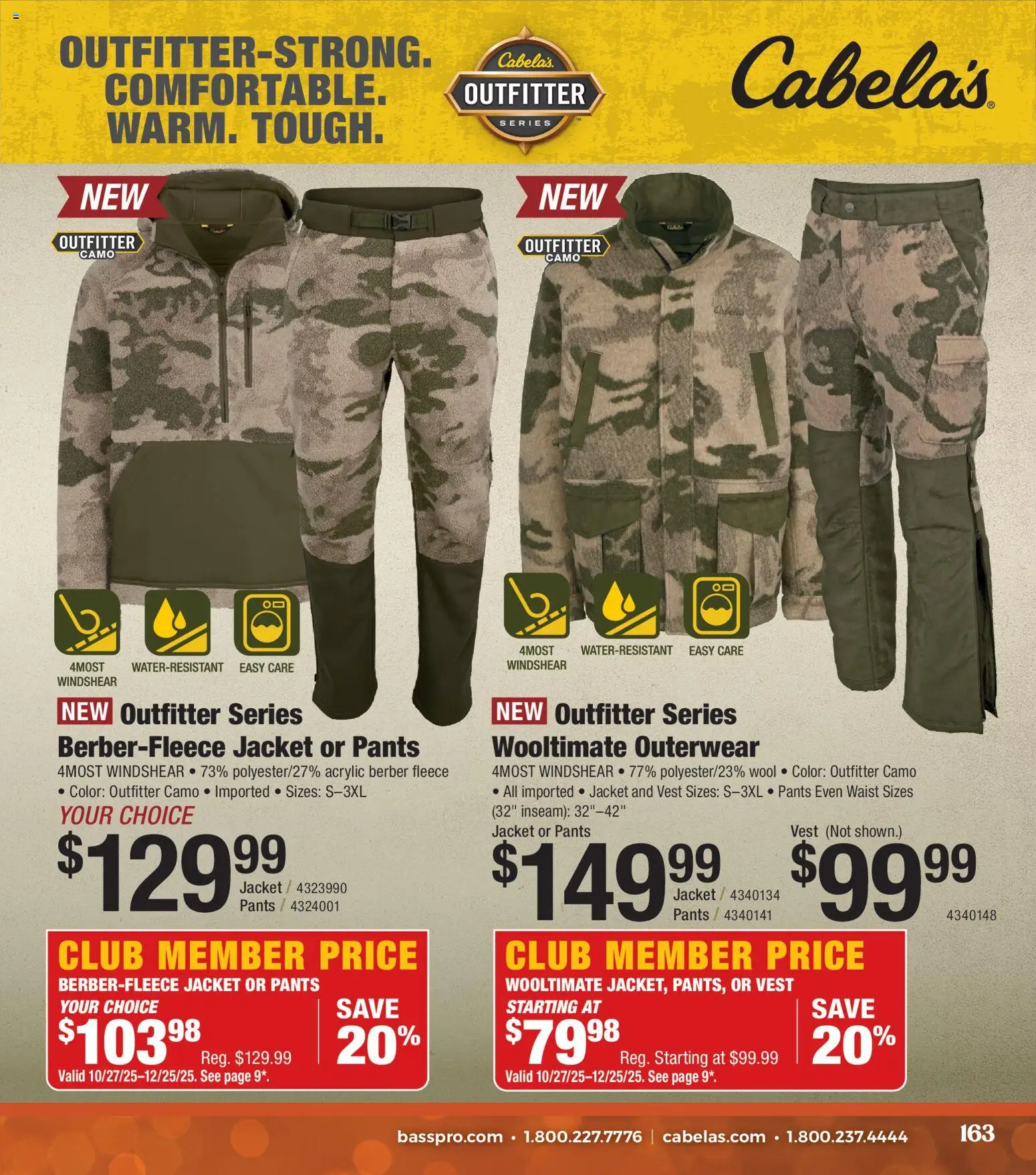 cabelas - Cabela's Christmas Gift Guide 25 - from Saturday 11/01 2025 - page: 163