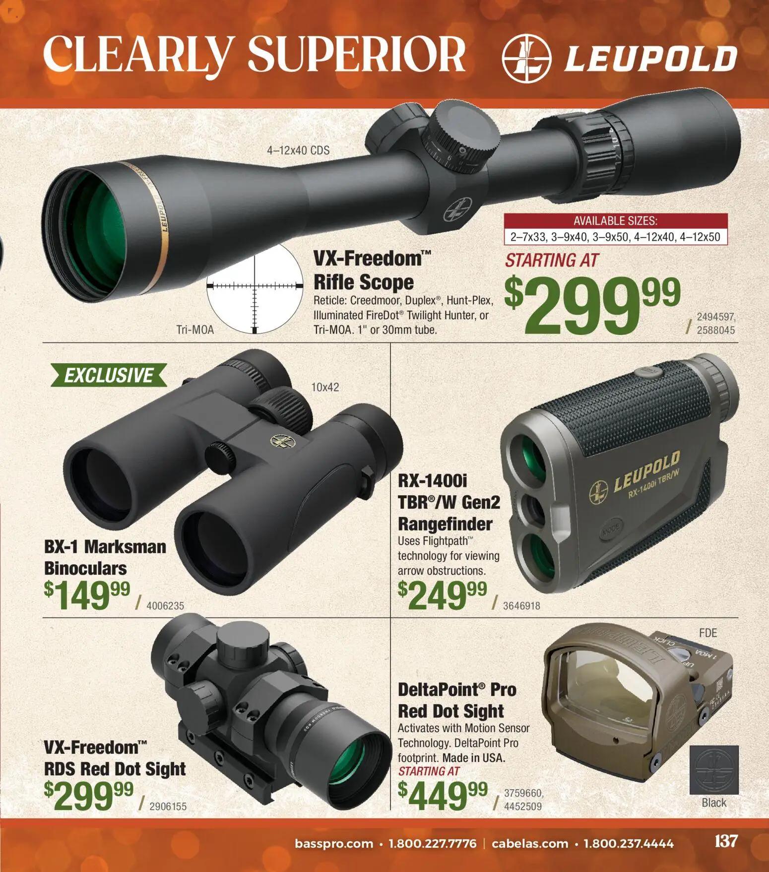 cabelas - Cabela's Christmas Gift Guide 25 - from Saturday 11/01 2025 - page: 137