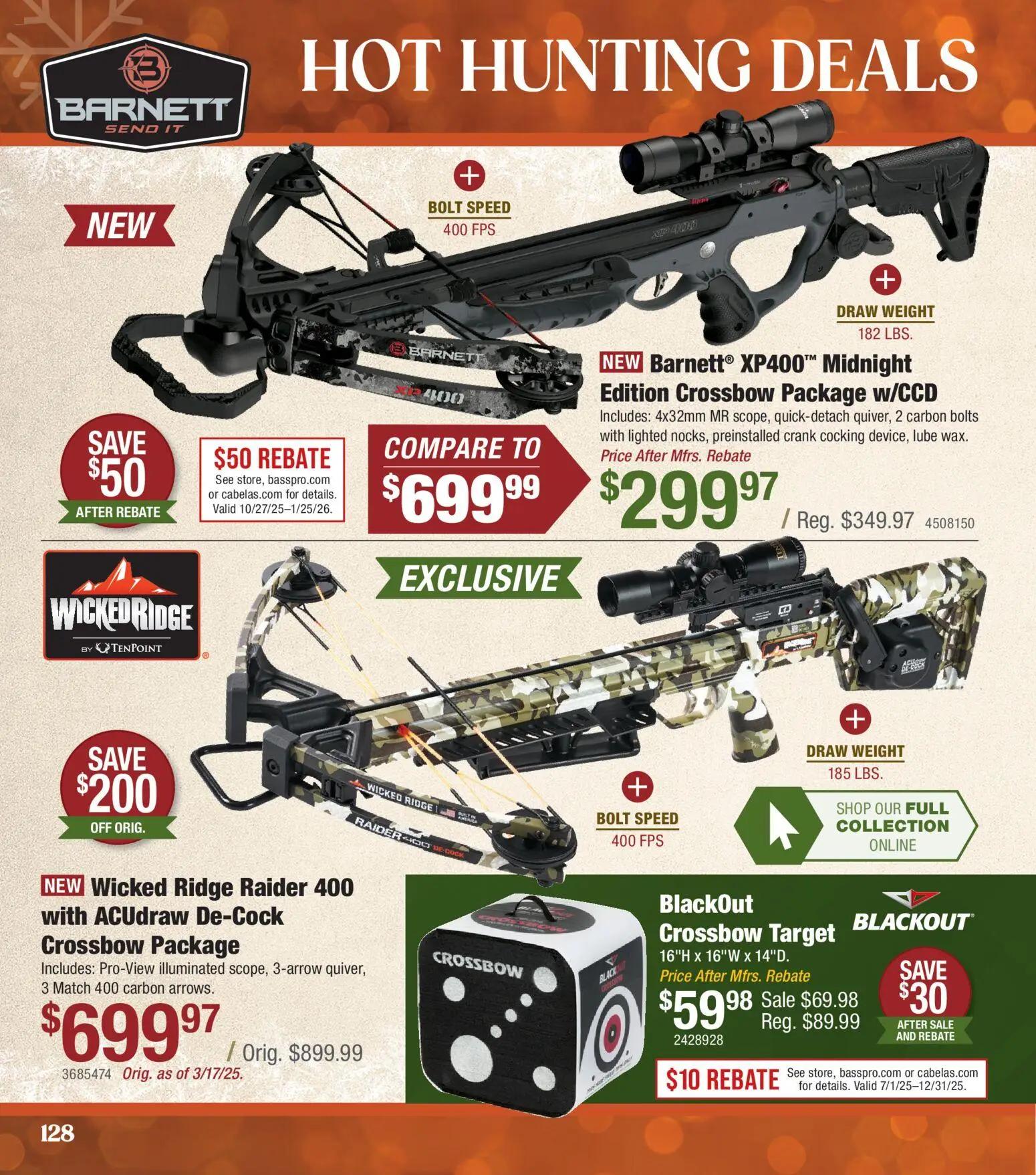 cabelas - Cabela's Christmas Gift Guide 25 - from Saturday 11/01 2025 - page: 128