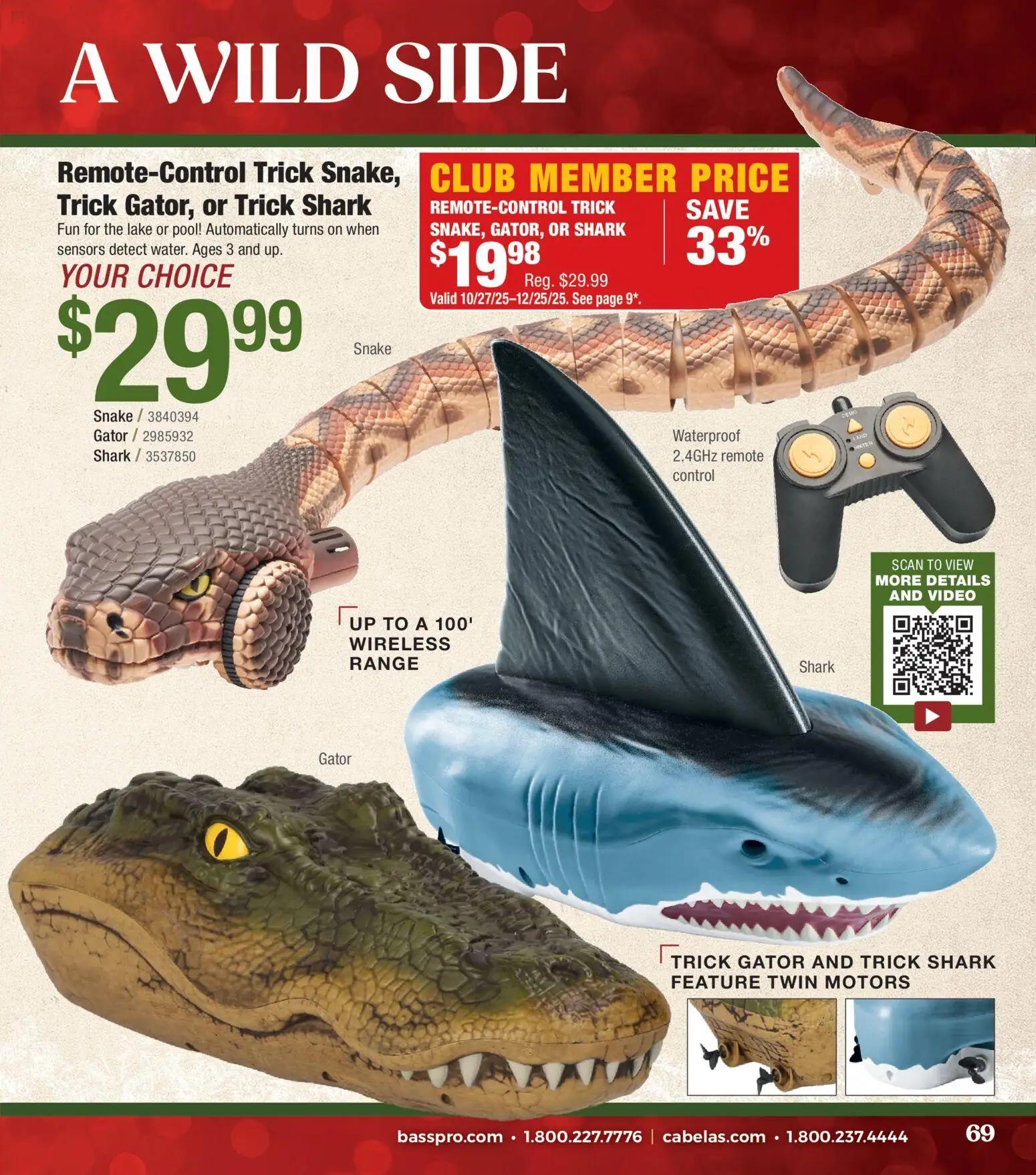 cabelas - Cabela's Christmas Gift Guide 25 - from Saturday 11/01 2025 - page: 69