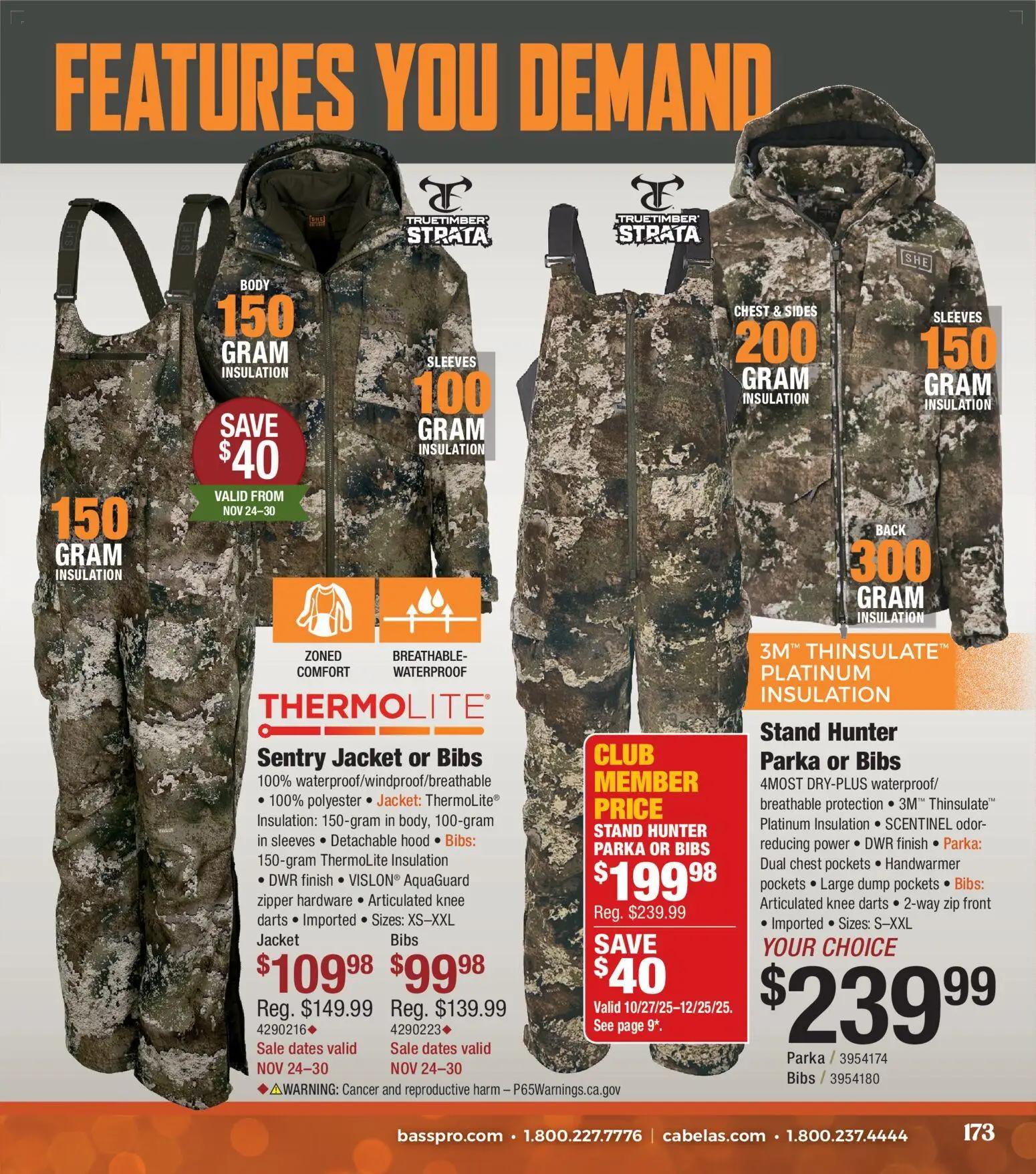 cabelas - Cabela's Christmas Gift Guide 25 - from Saturday 11/01 2025 - page: 173