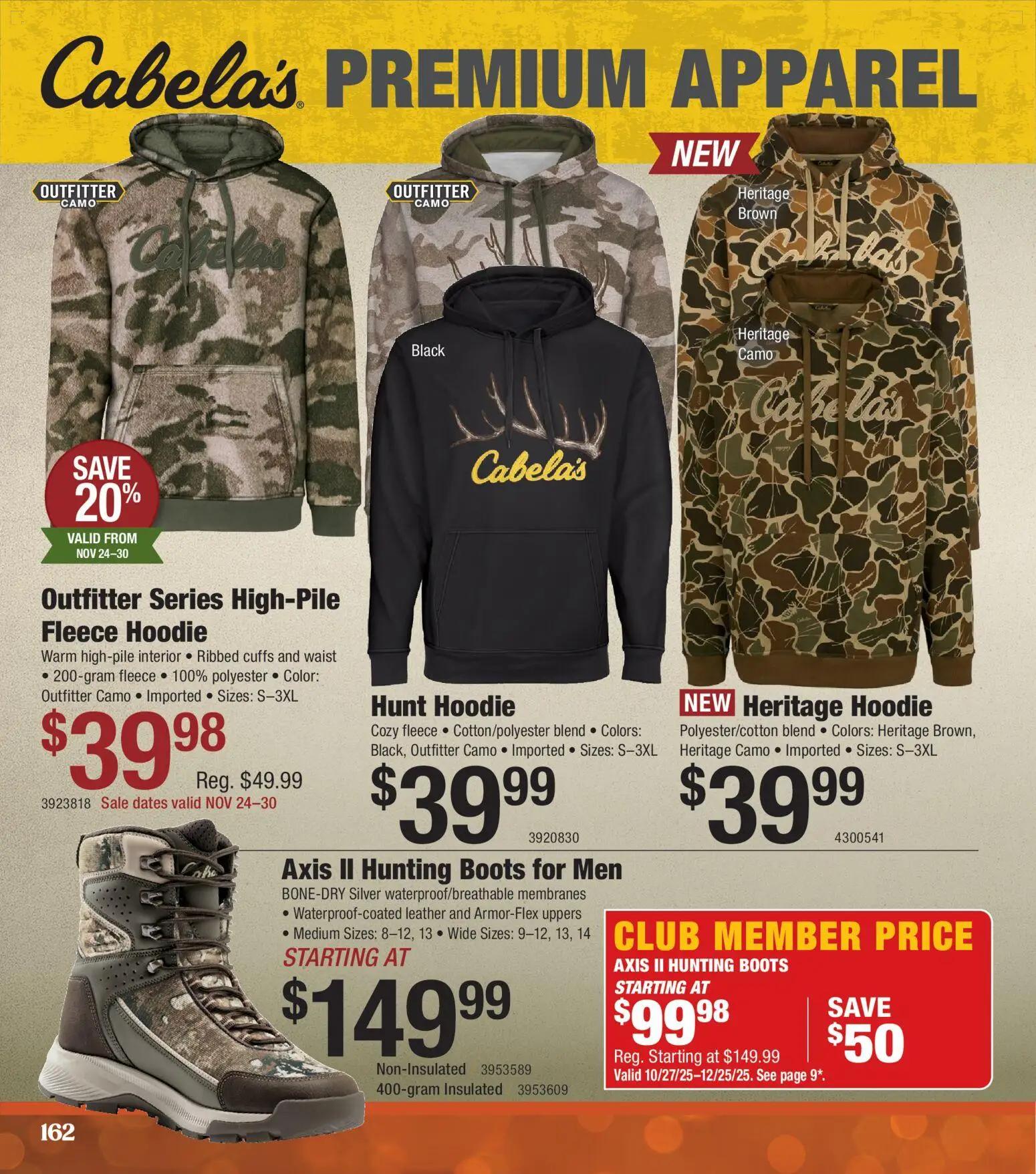 cabelas - Cabela's Christmas Gift Guide 25 - from Saturday 11/01 2025 - page: 162
