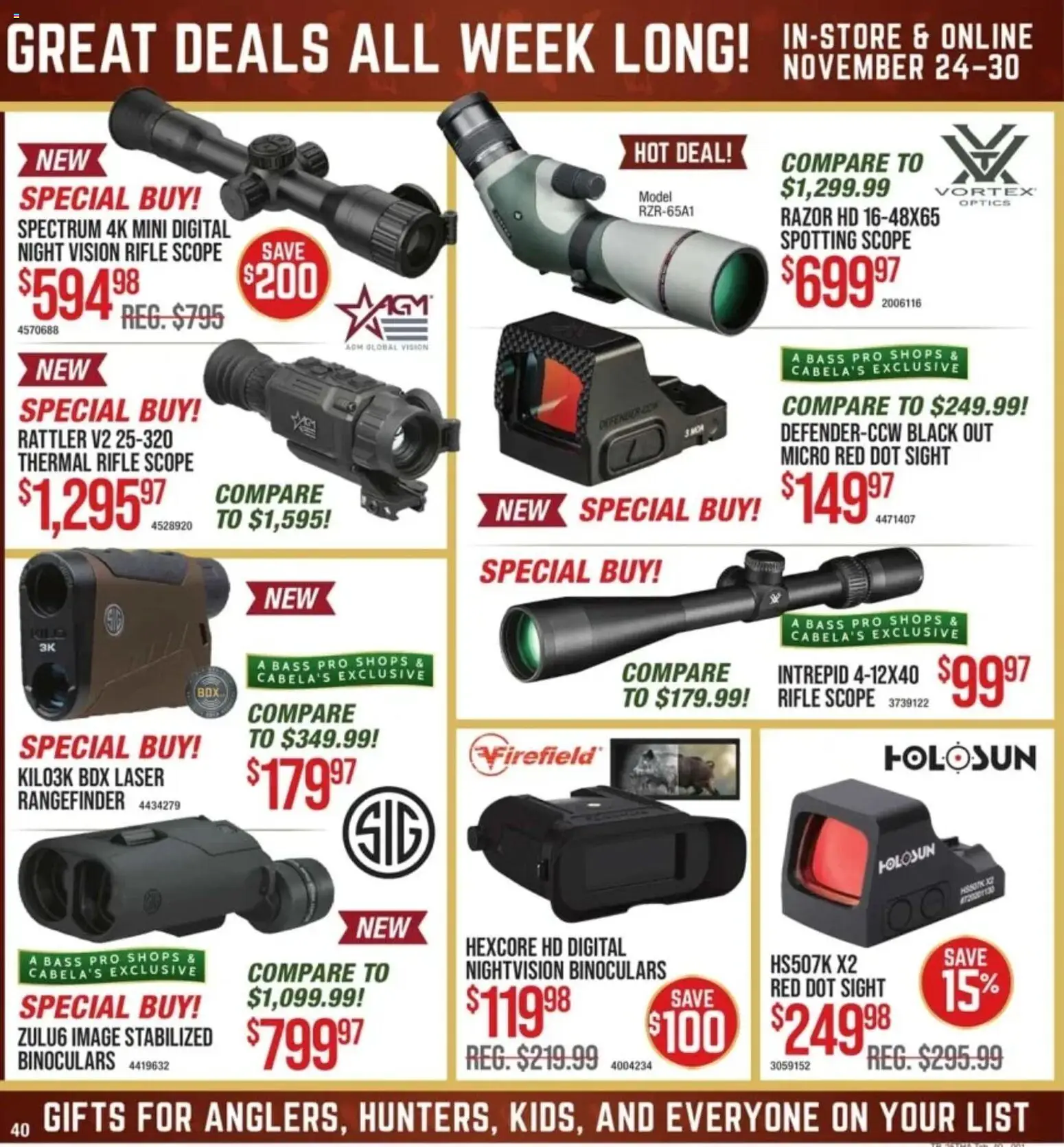 cabelas - Weekly ads Cabela's BLACK FRIDAY from 11/24/2025 - page: 40