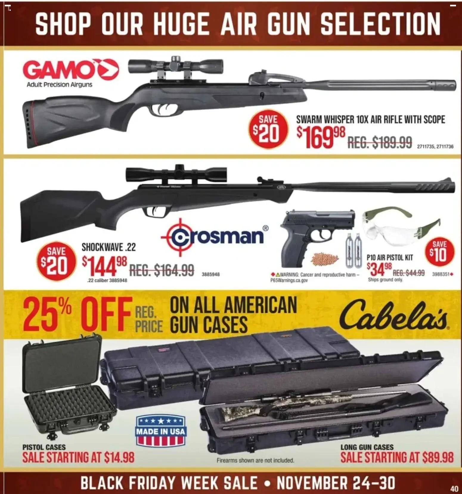cabelas - Weekly ads Cabela's BLACK FRIDAY from 11/24/2025 - page: 39
