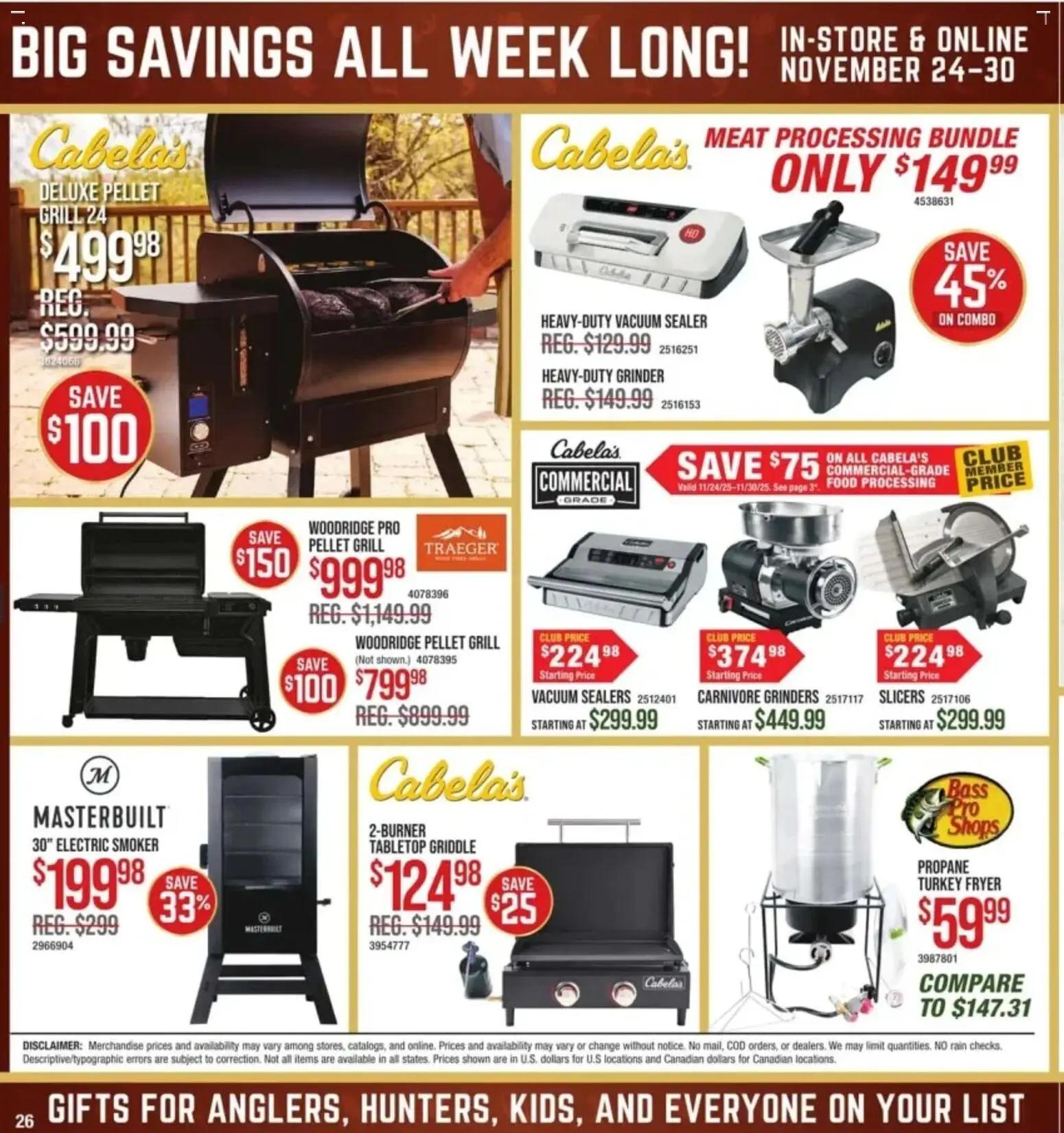 cabelas - Weekly ads Cabela's BLACK FRIDAY from 11/24/2025 - page: 26